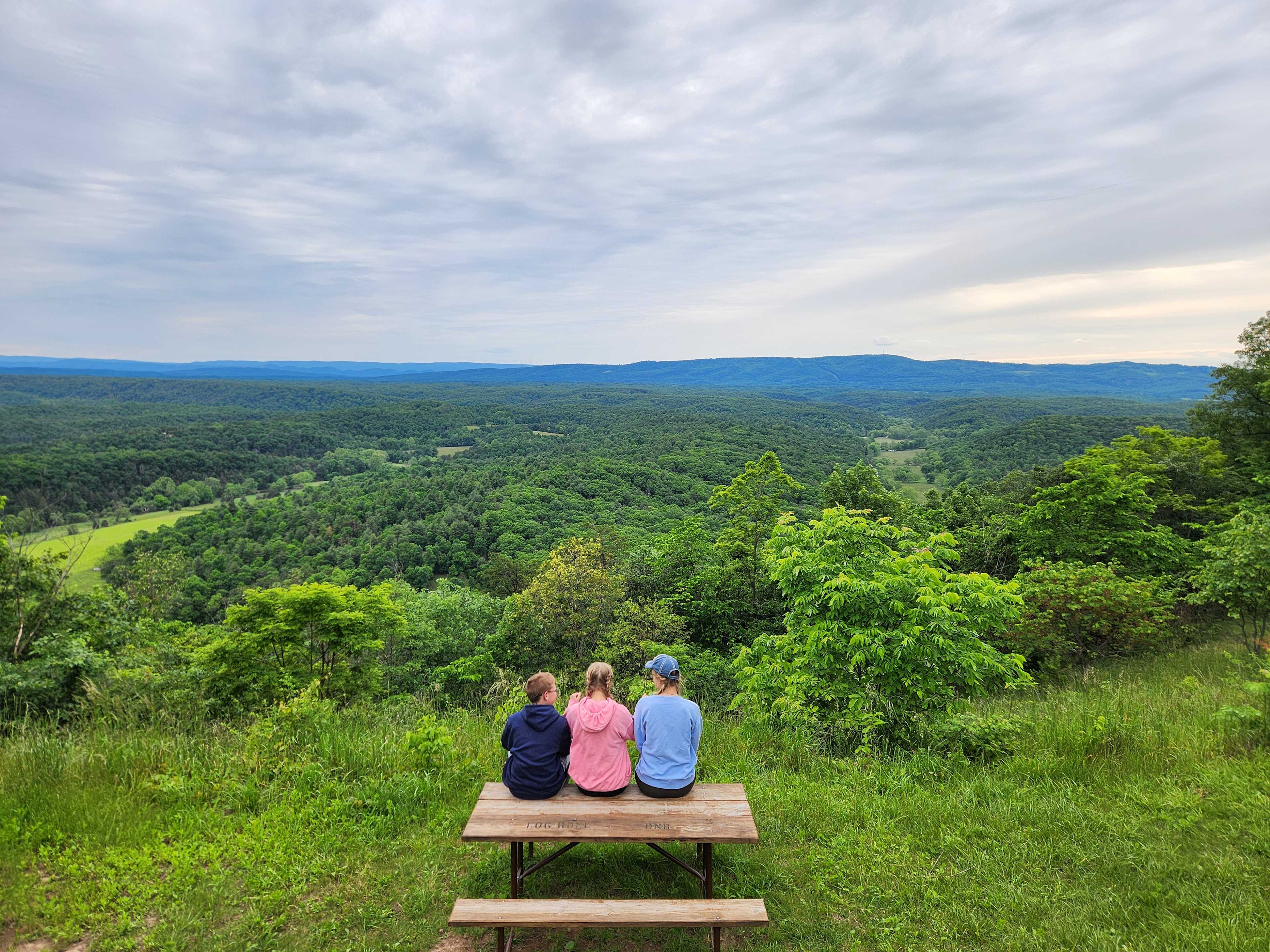 Log Roll Overlook Green Ridge State Forest