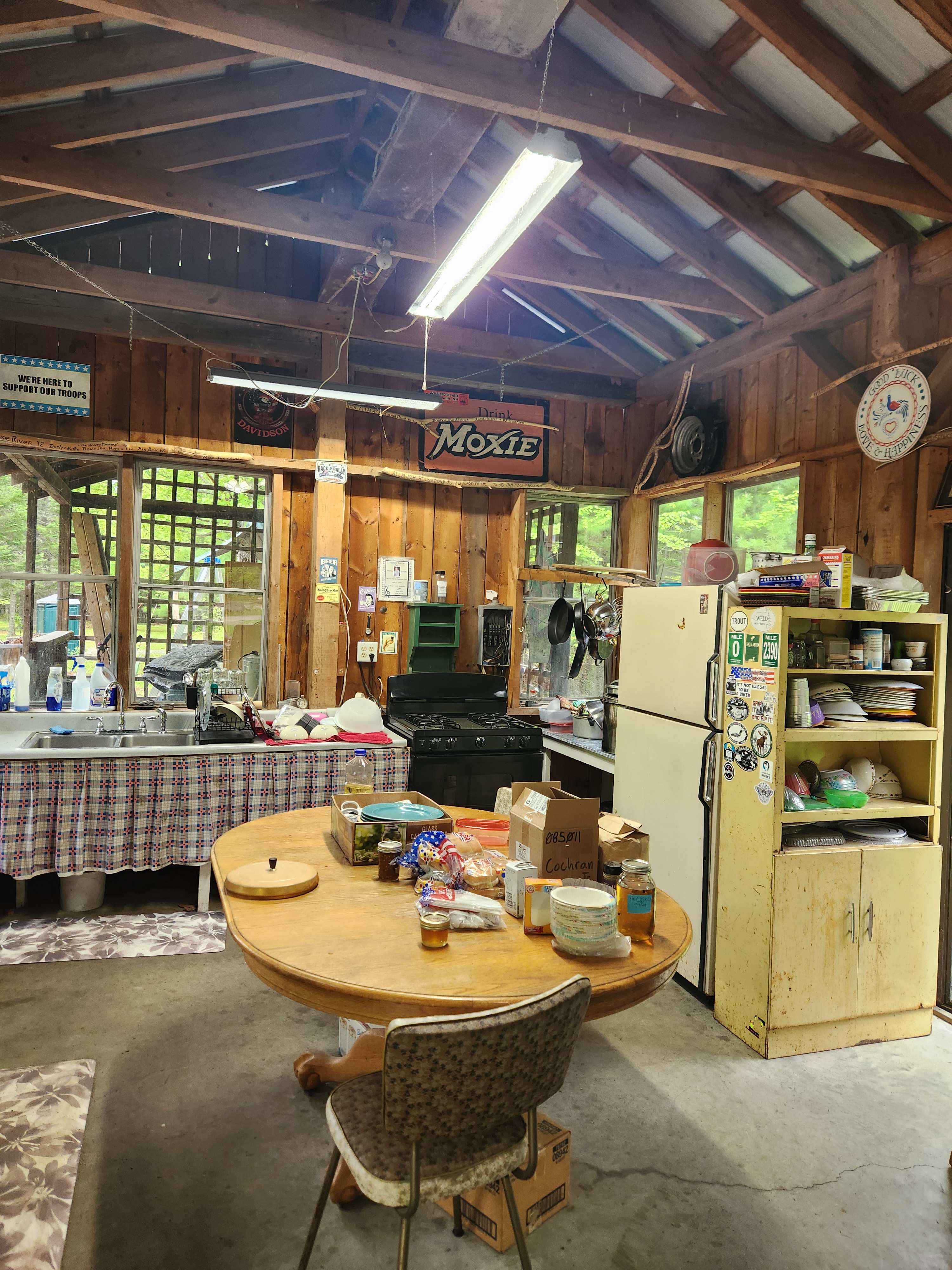 Pavillion for essentials if you forget them 