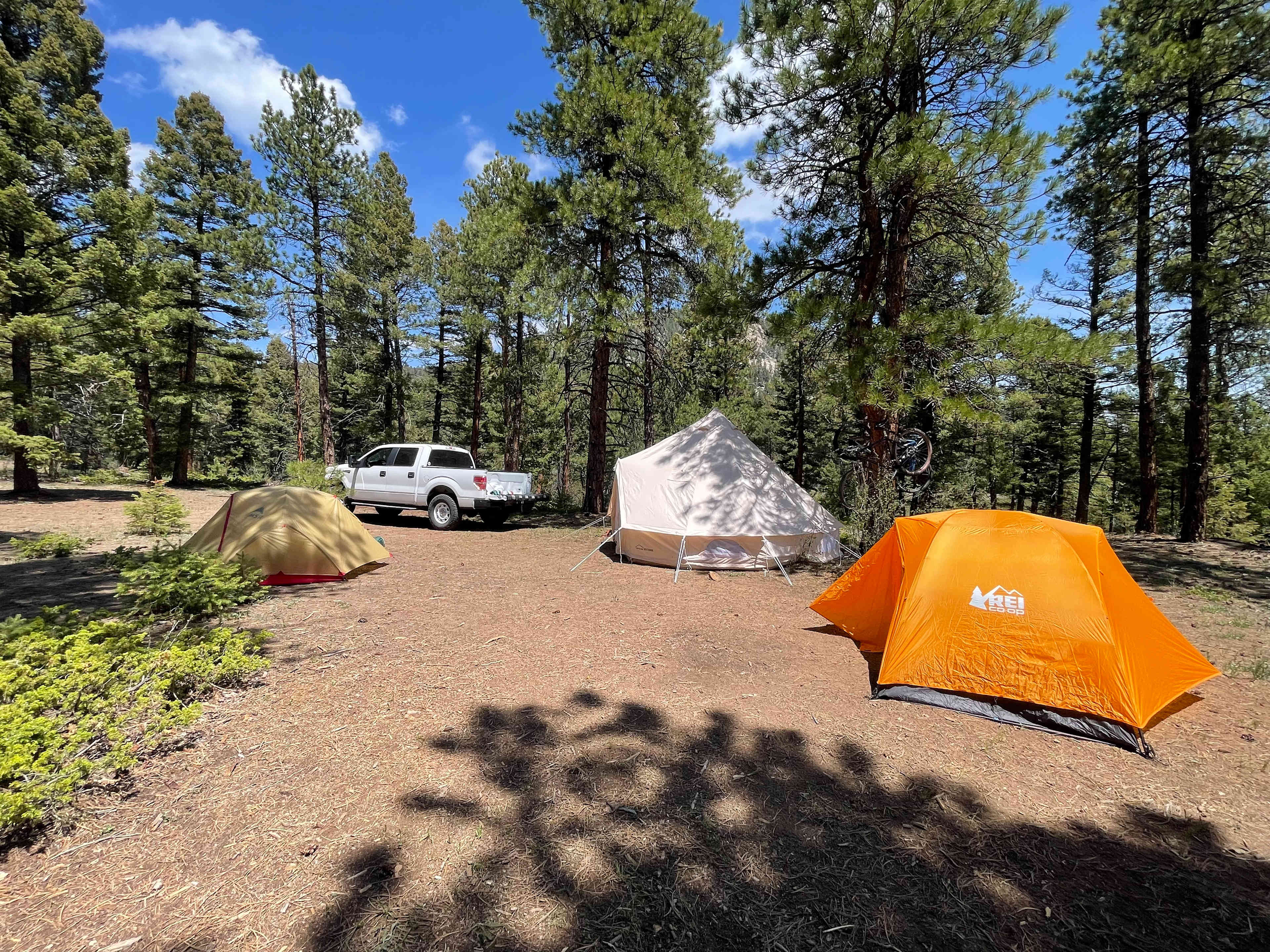 Major’s Campsite. Very large and roomy!