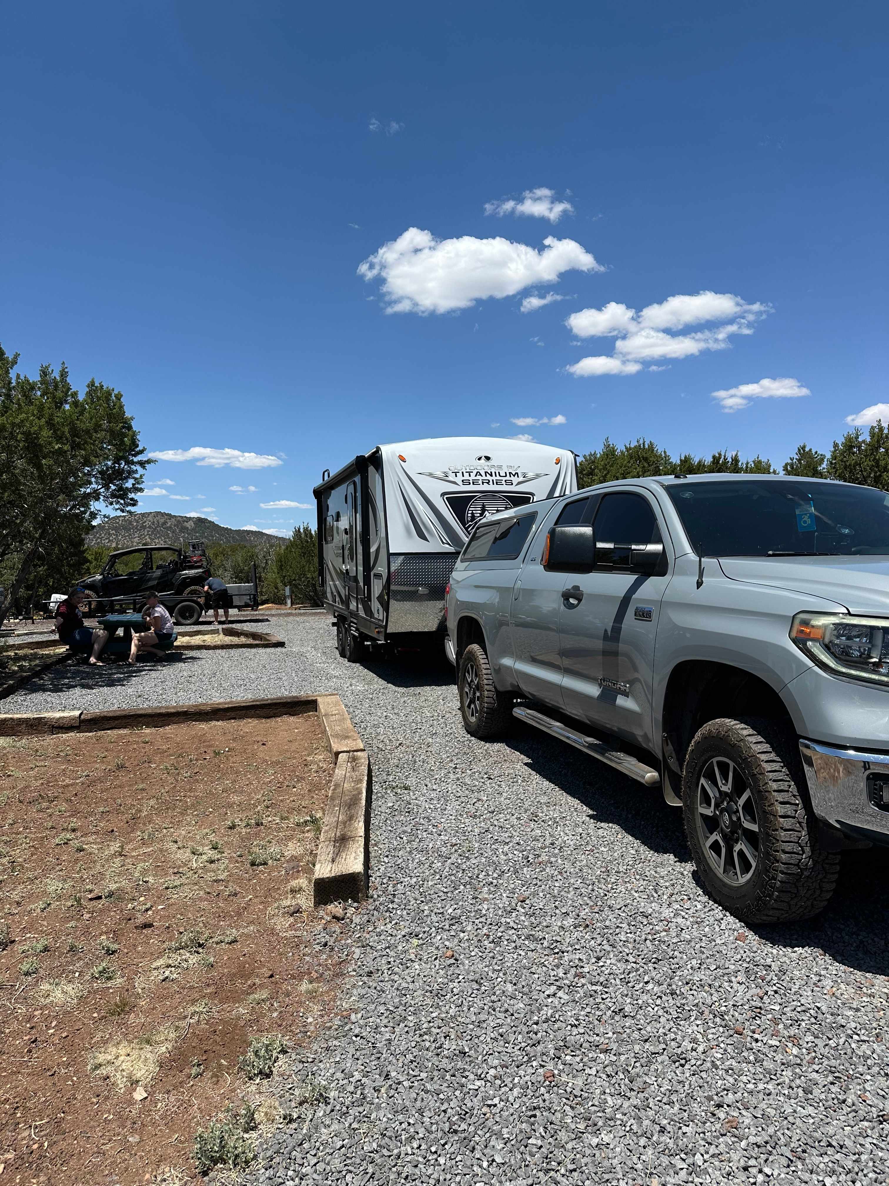 Site 4 - pull through, spacious, amazing!