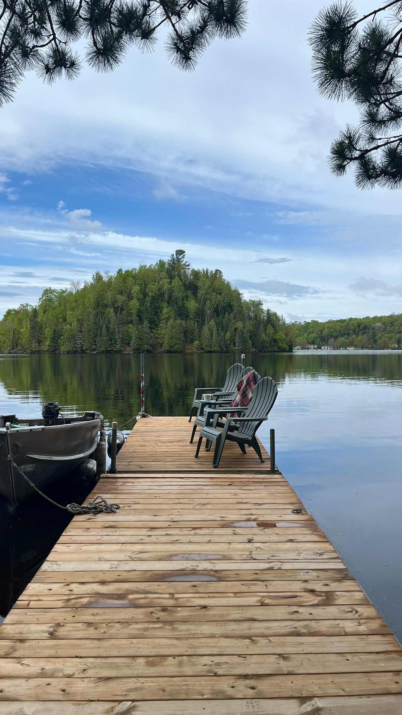 Island A-Frame on Baptiste Lake