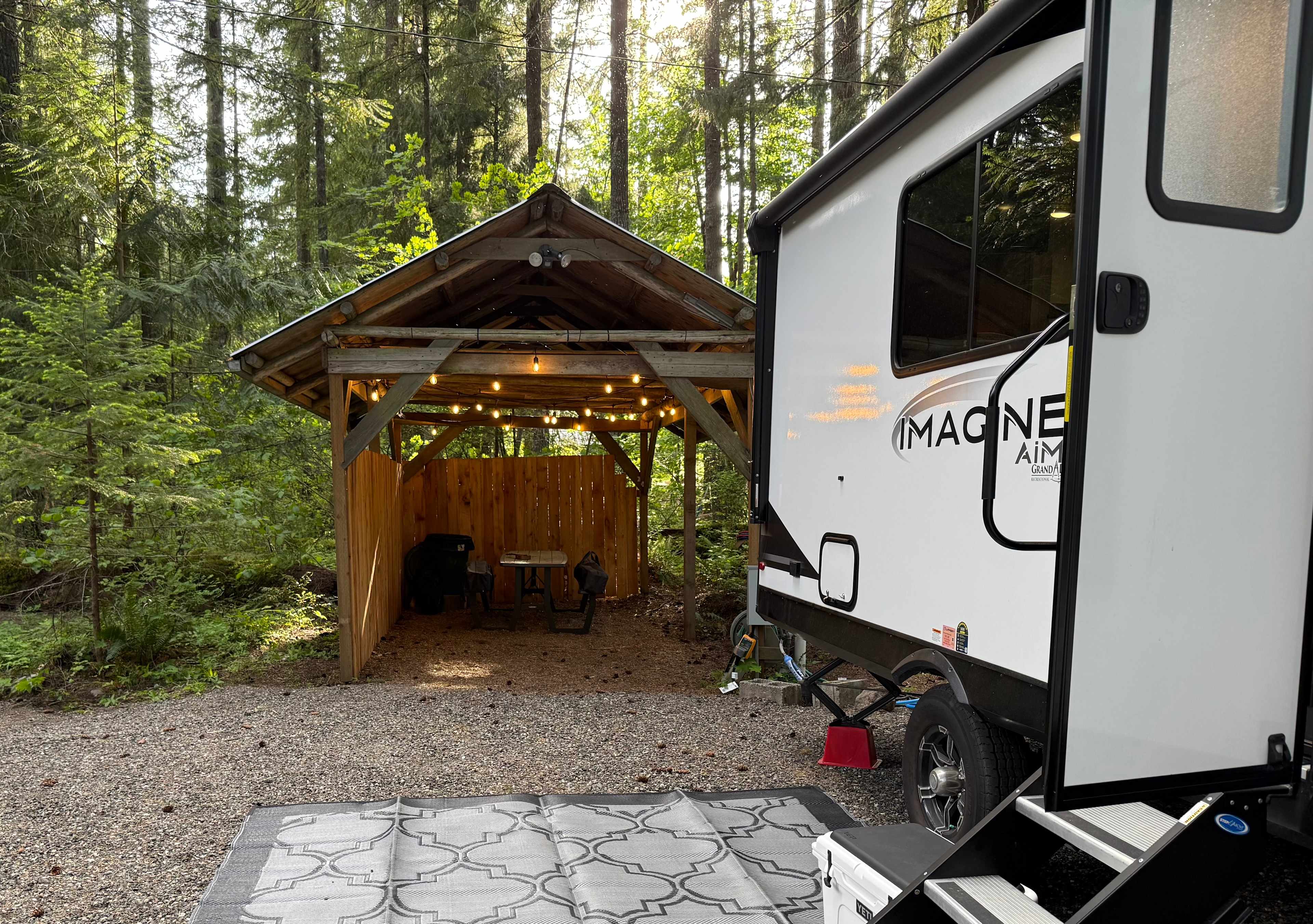 Private RV parking near Mt Rainier
