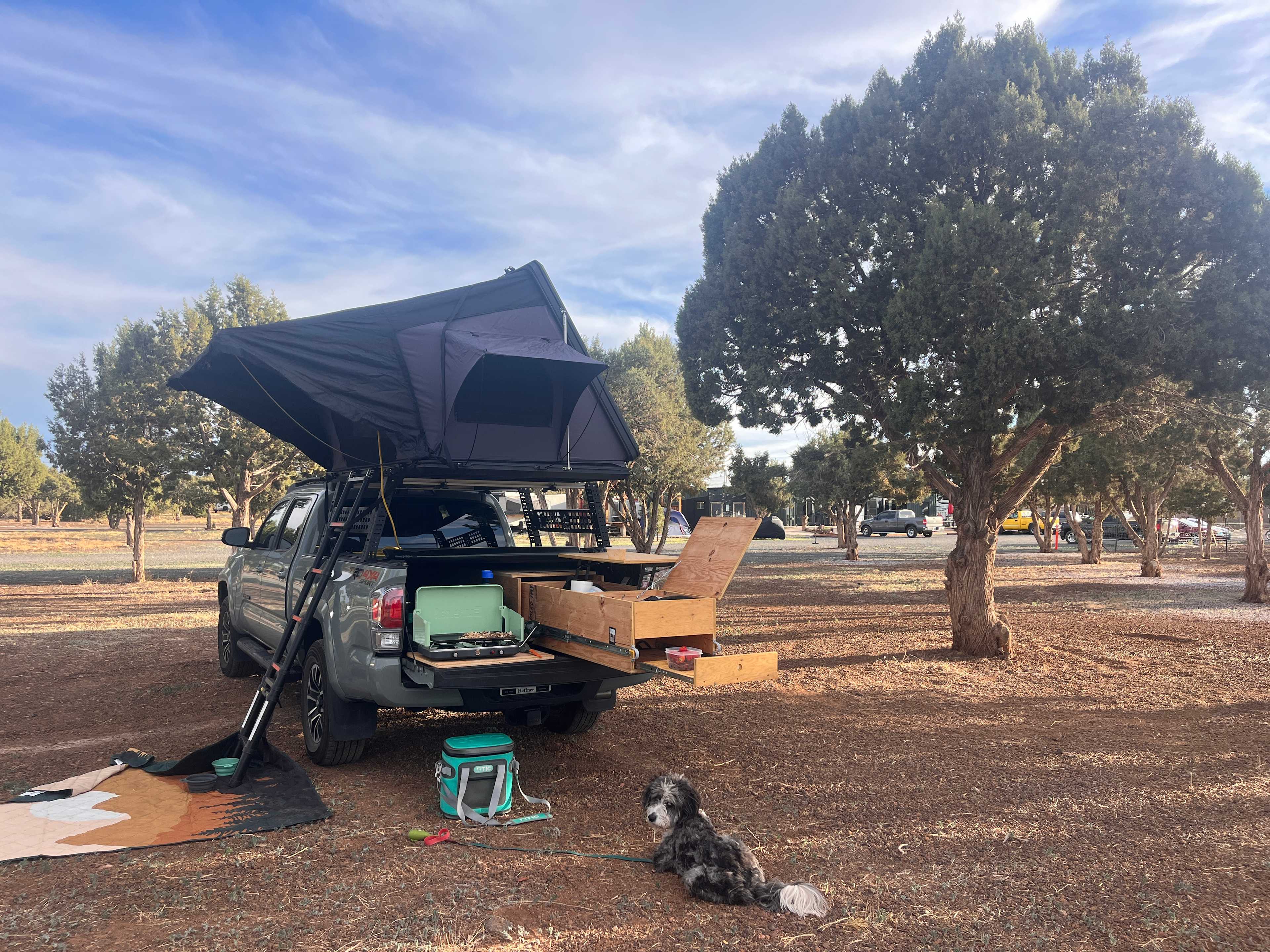 Dry camp site