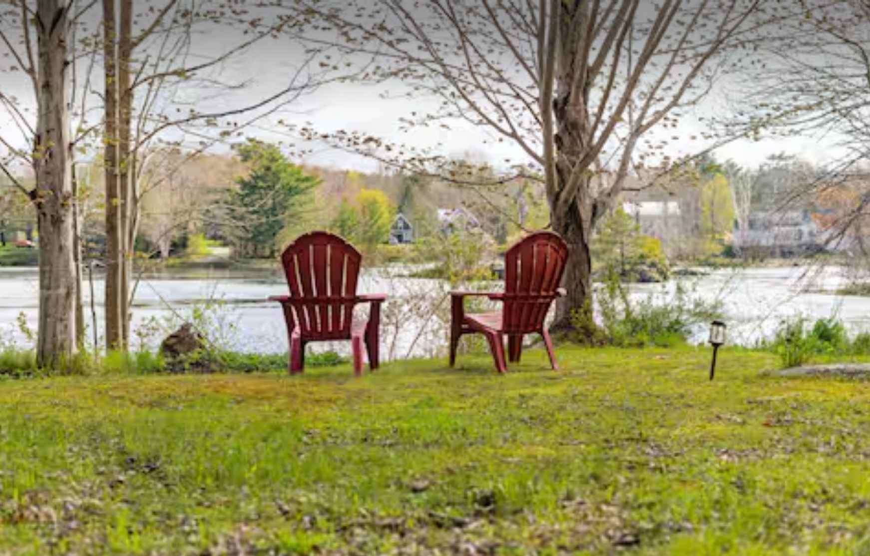 Sit and enjoy the river in the shade