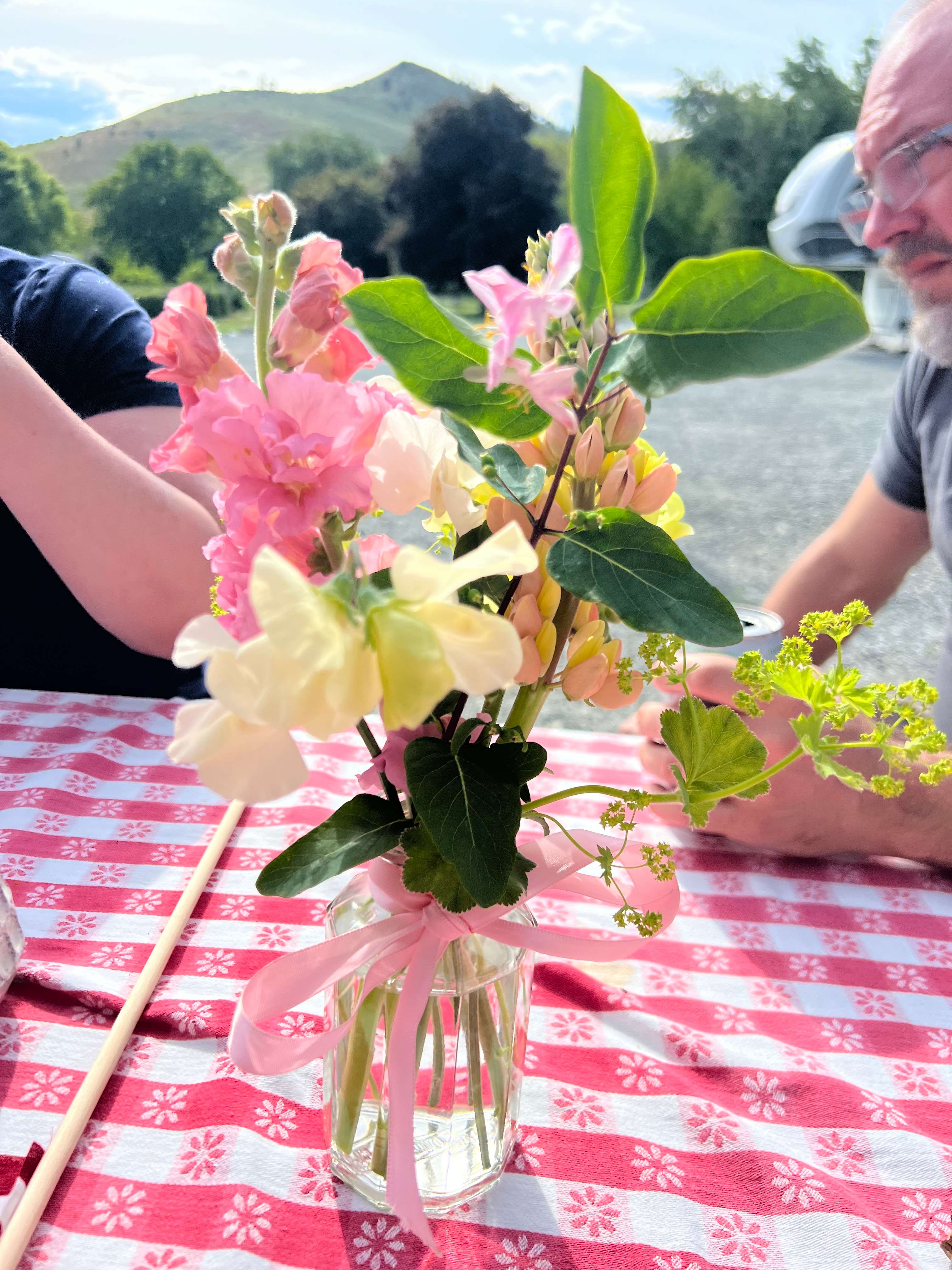 Floral bouquet from the farm stand!