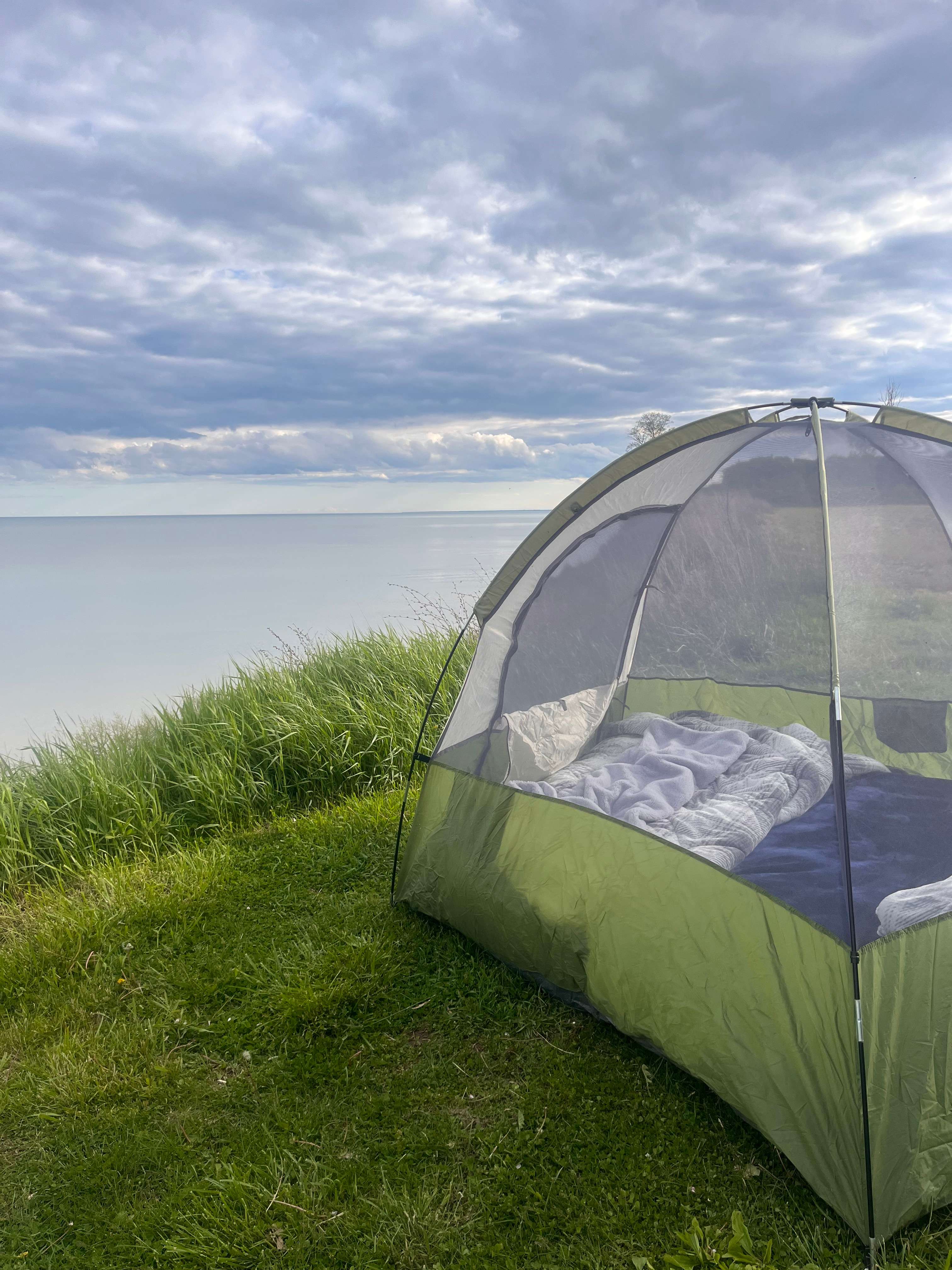 Lake Erie Private Beach Camping