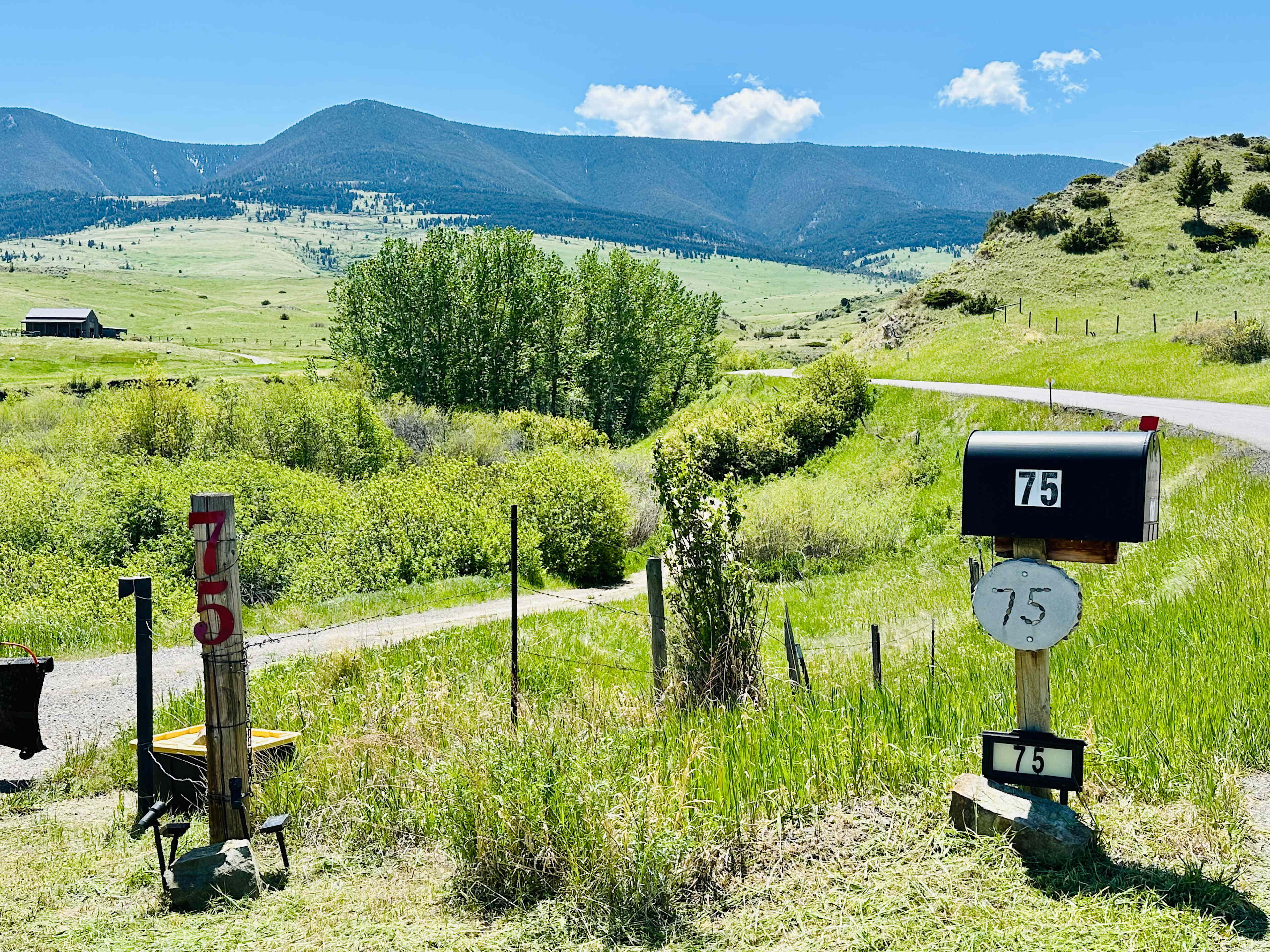 Entry to the property