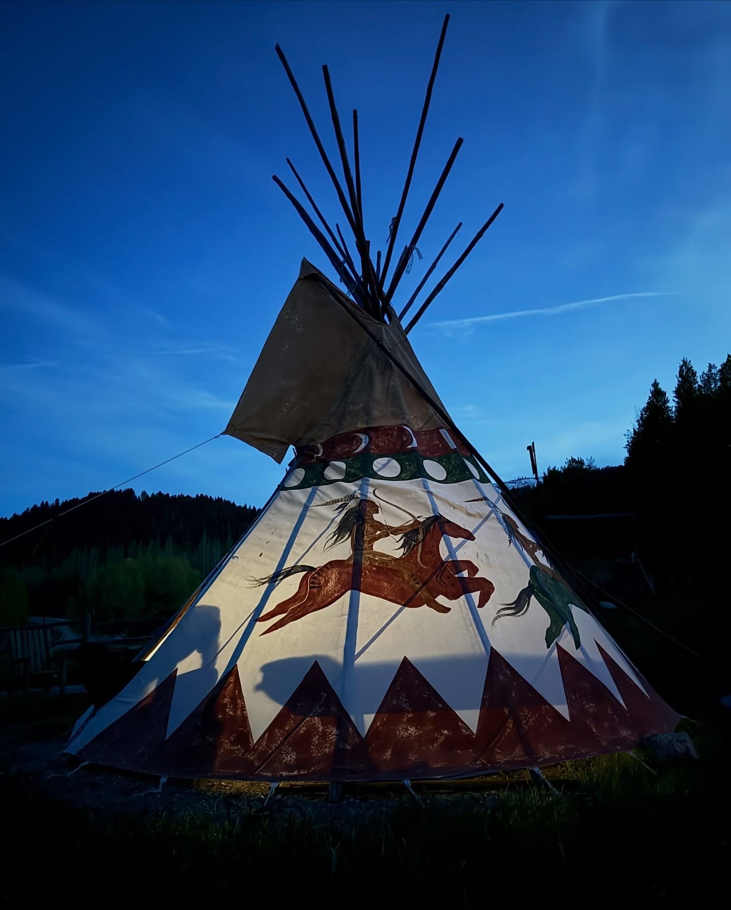 Teton Painted Tipi