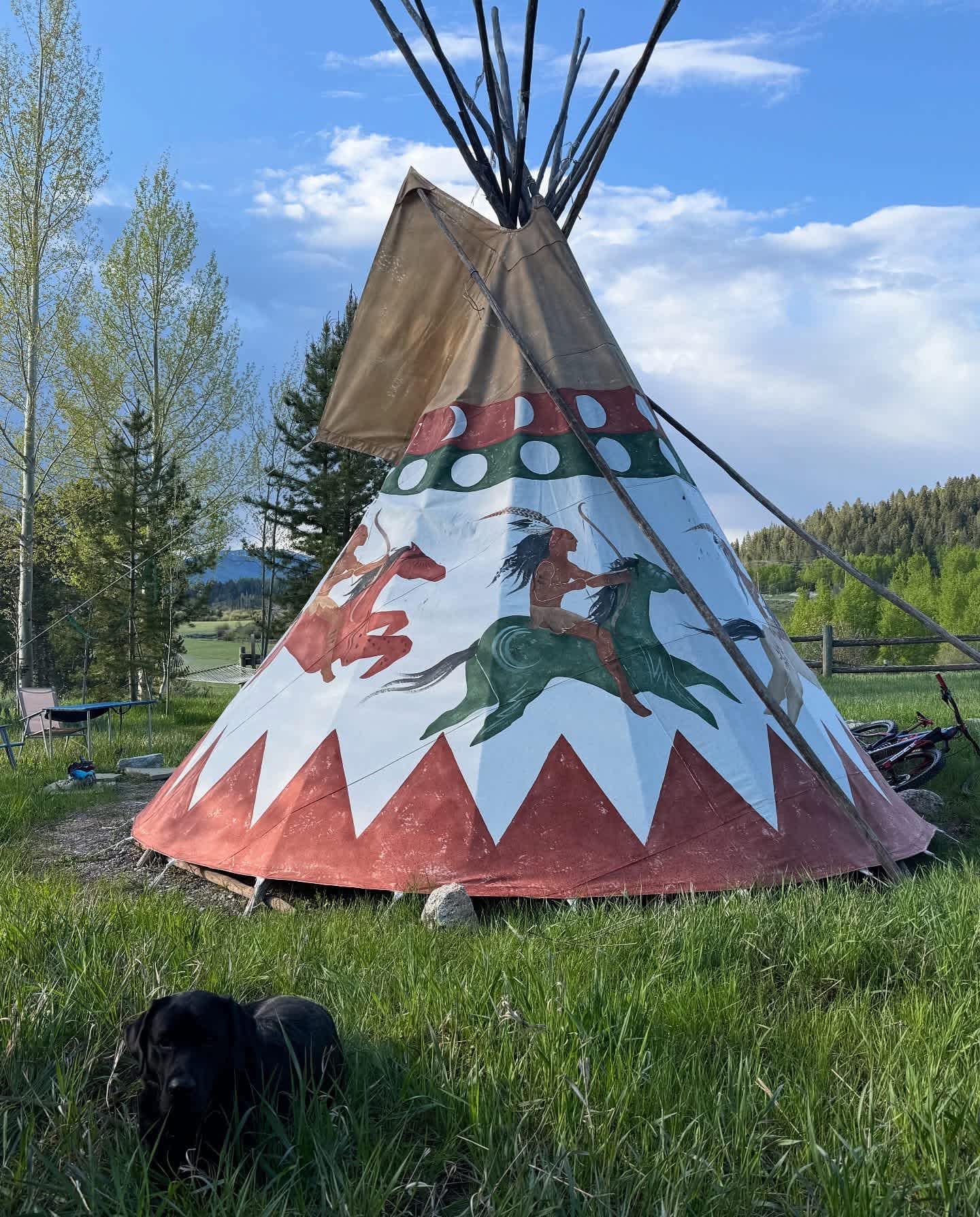 Teton Painted Tipi