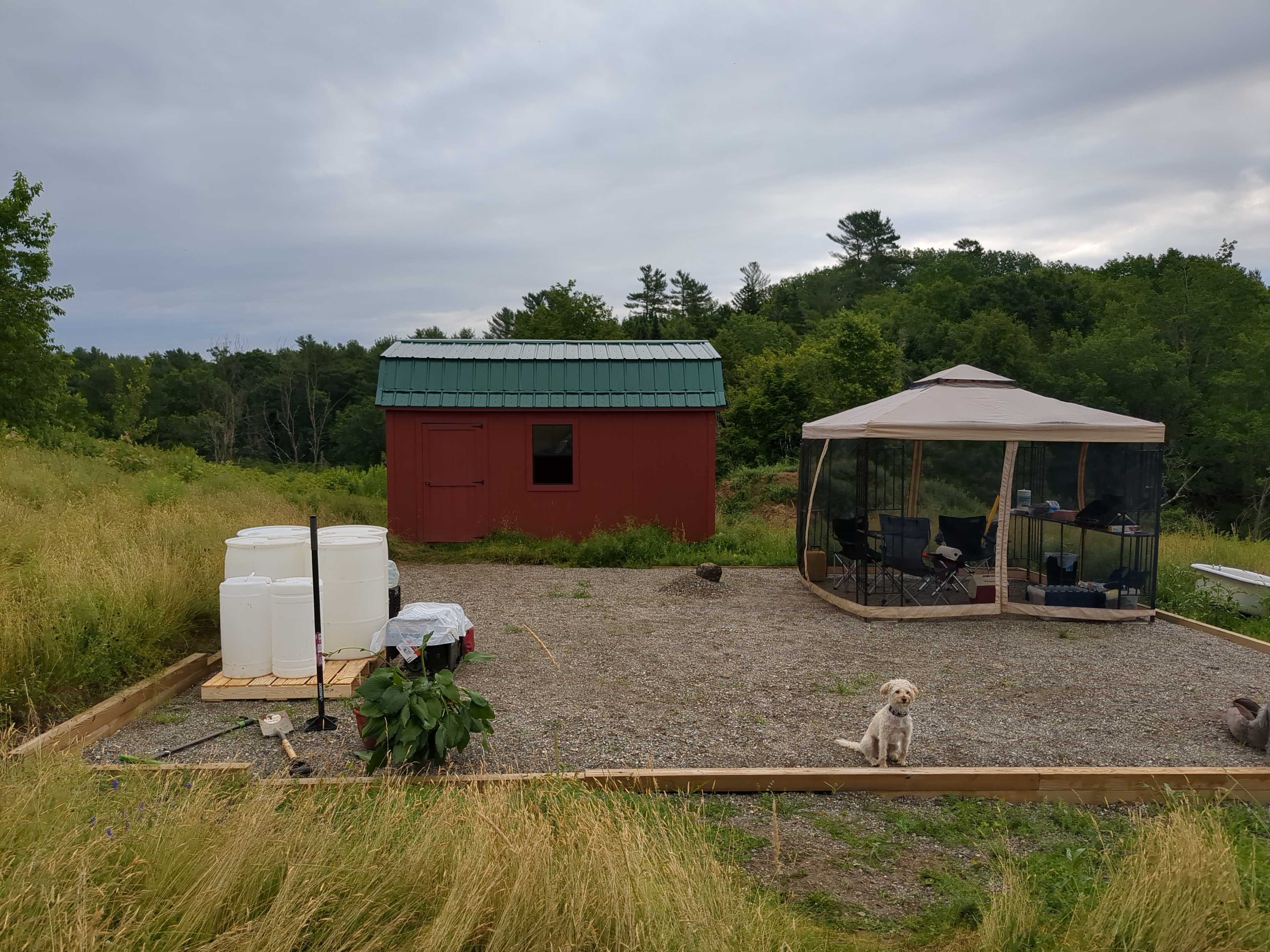 A recent family trip - the gazebo didn't survive that year but I'm looking at replacements!