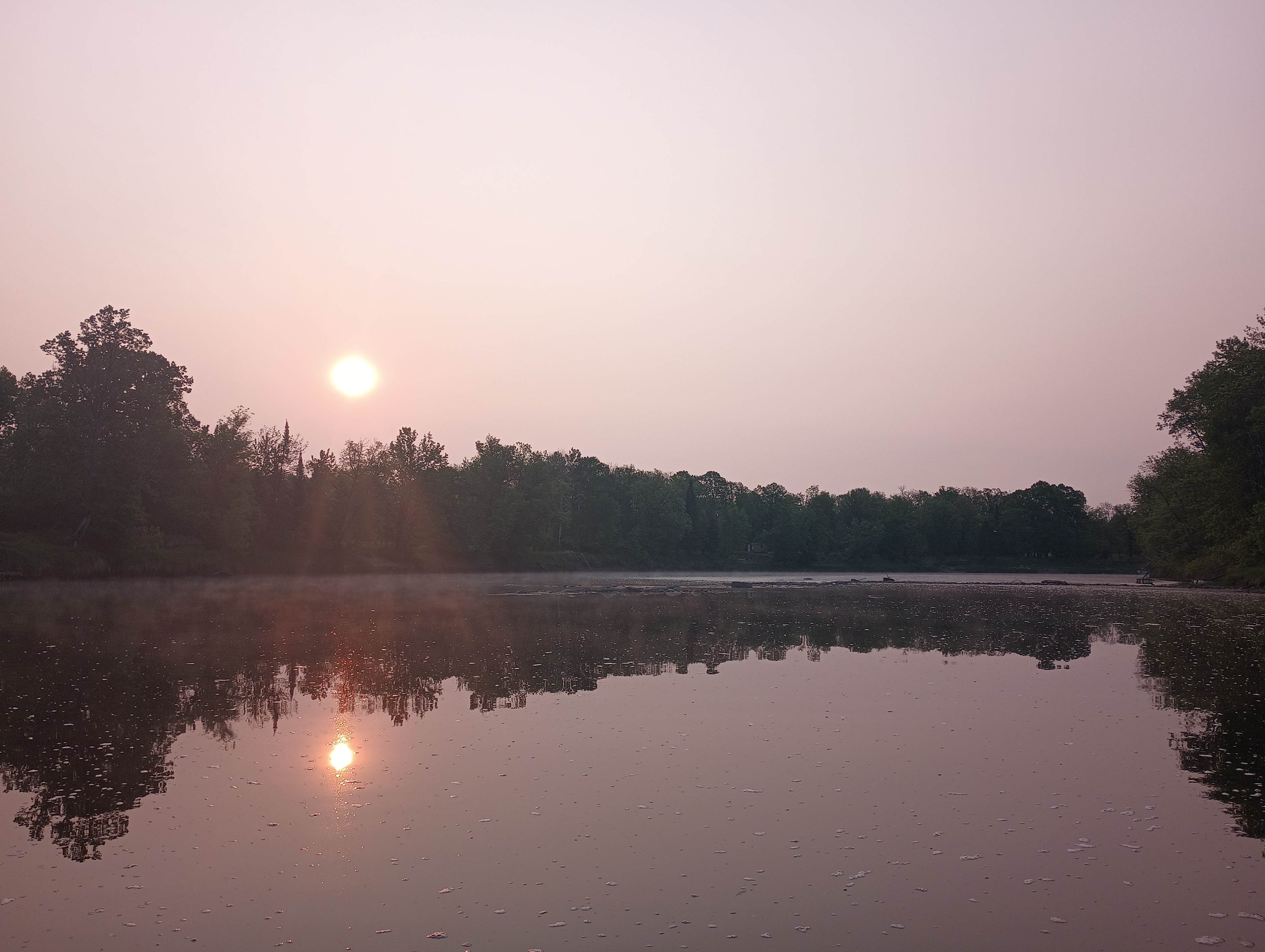 Sunrise from the dock