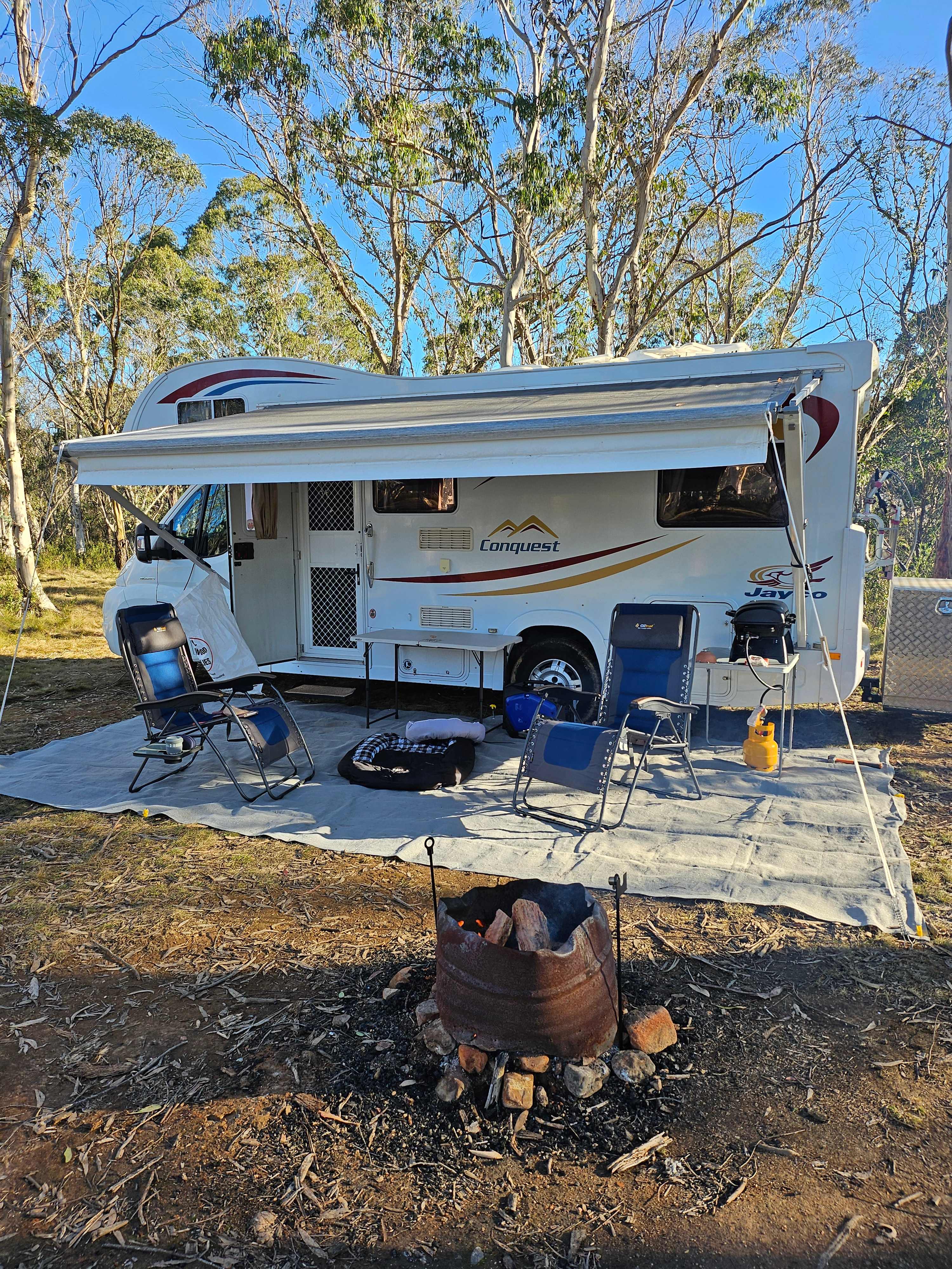 Scribbly Gum secluded bush camping