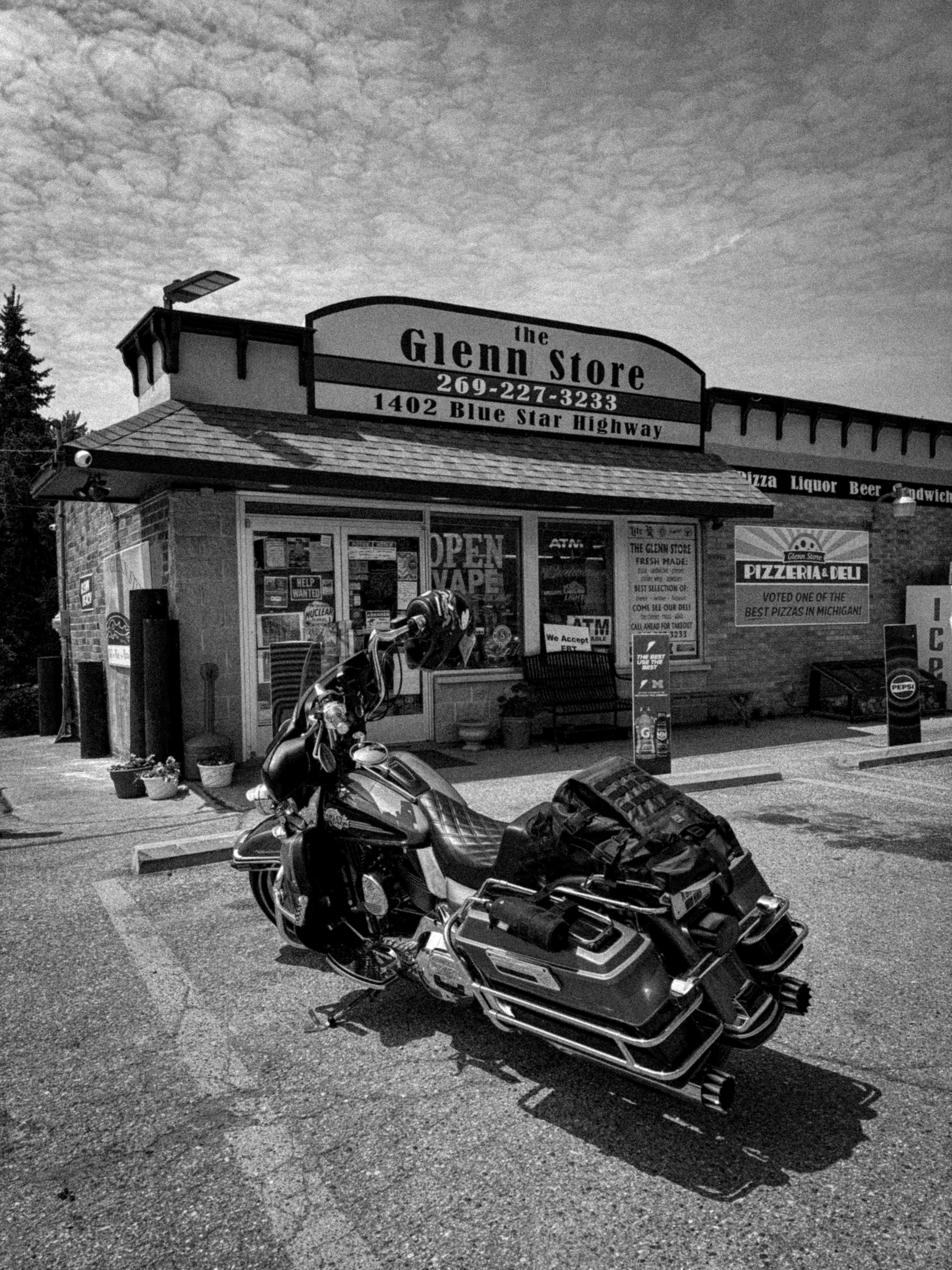 Local market store only down the street camp site. 