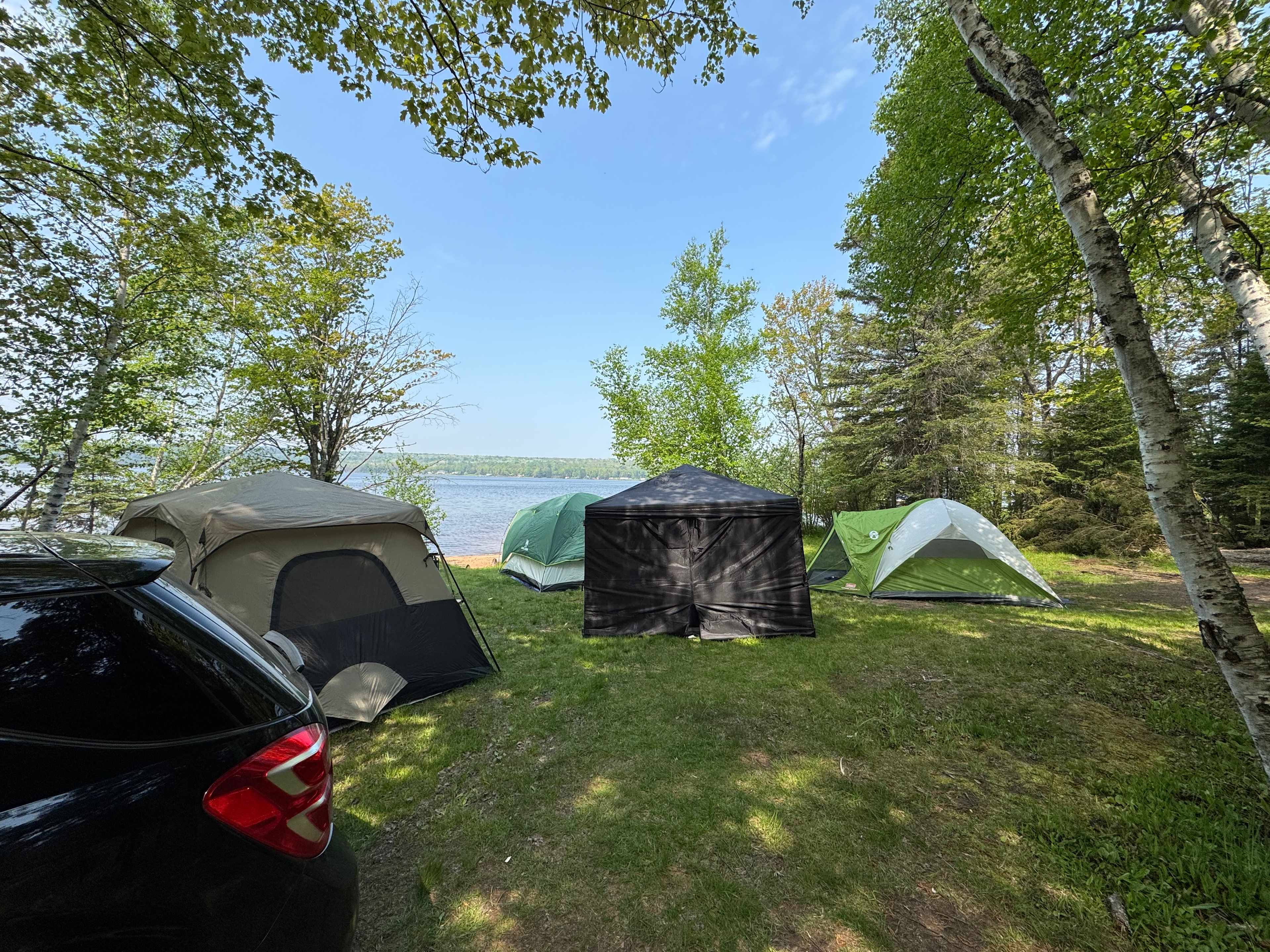Private Wooded Camping on the Lake