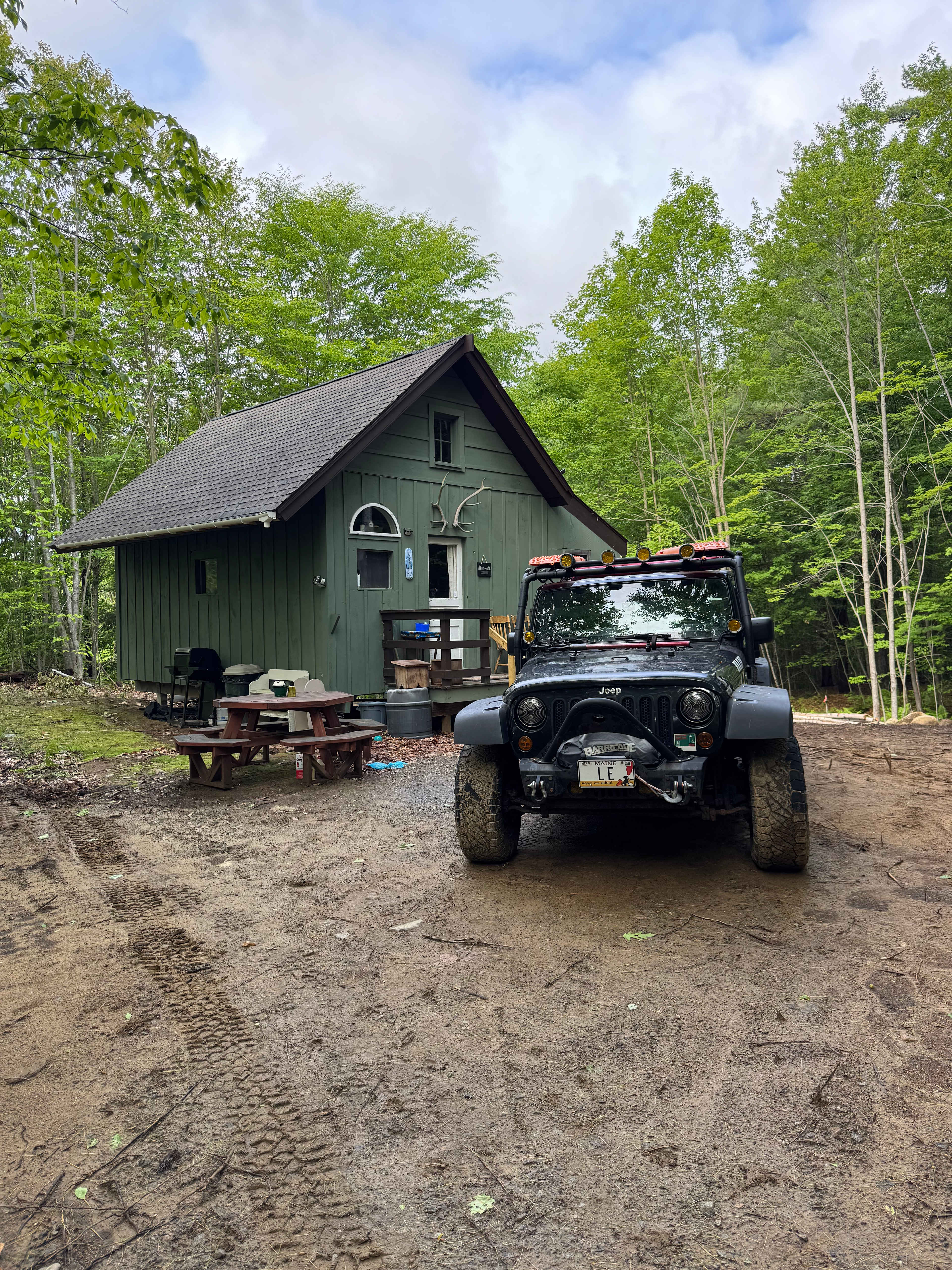 Unplugged, No electricity, no wifi.