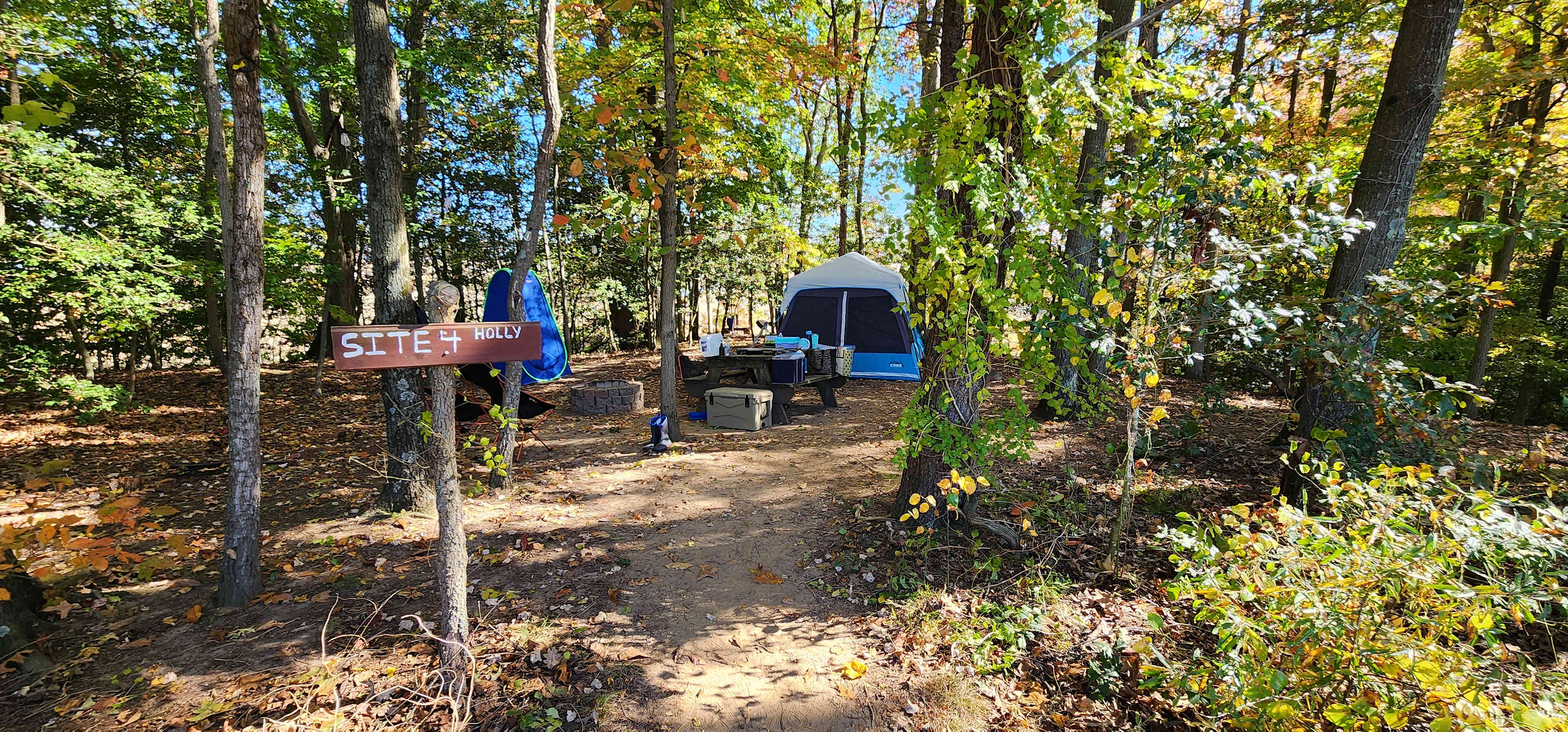 plenty of room for a large tent