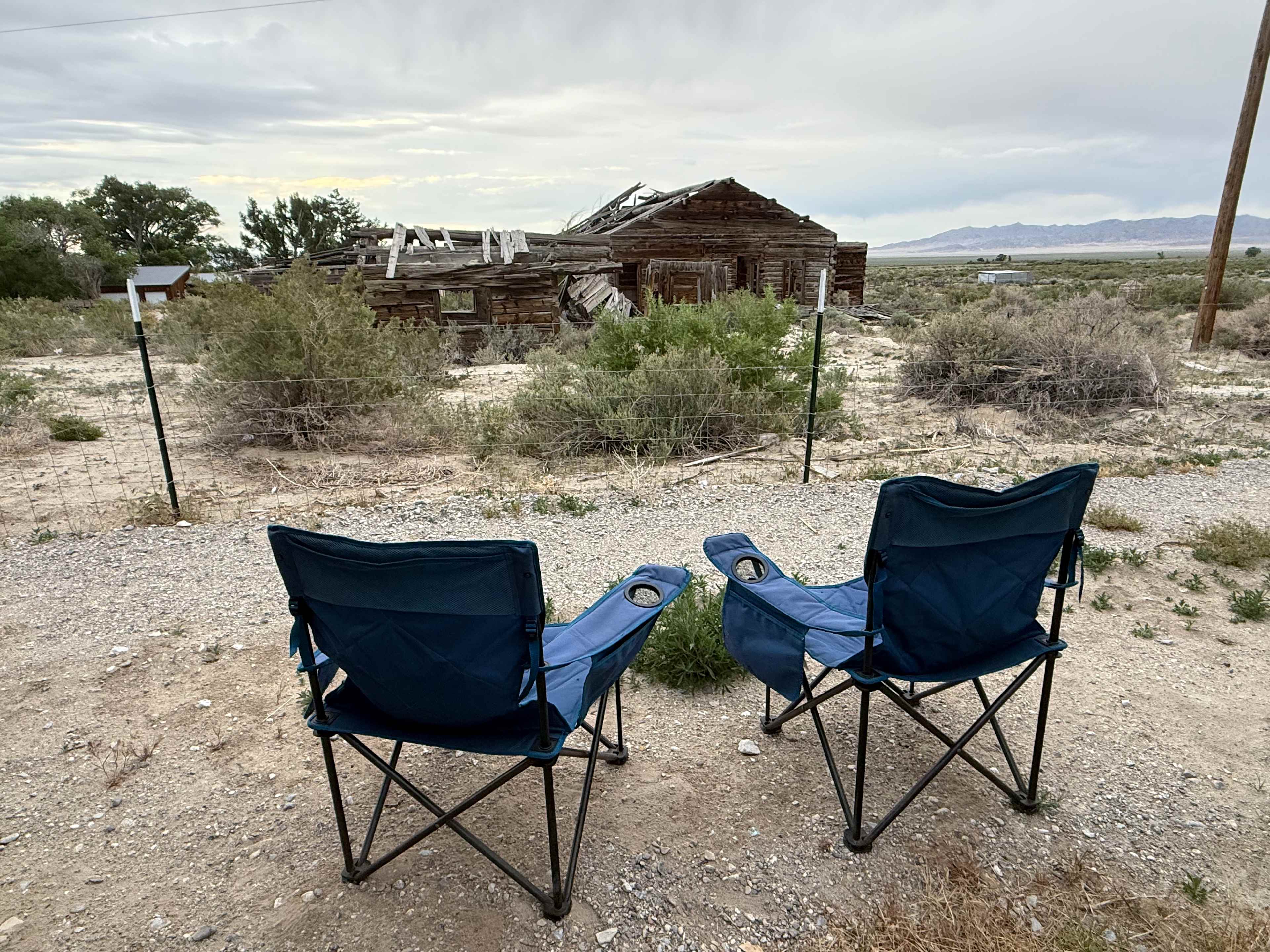 View behind our Rv. 