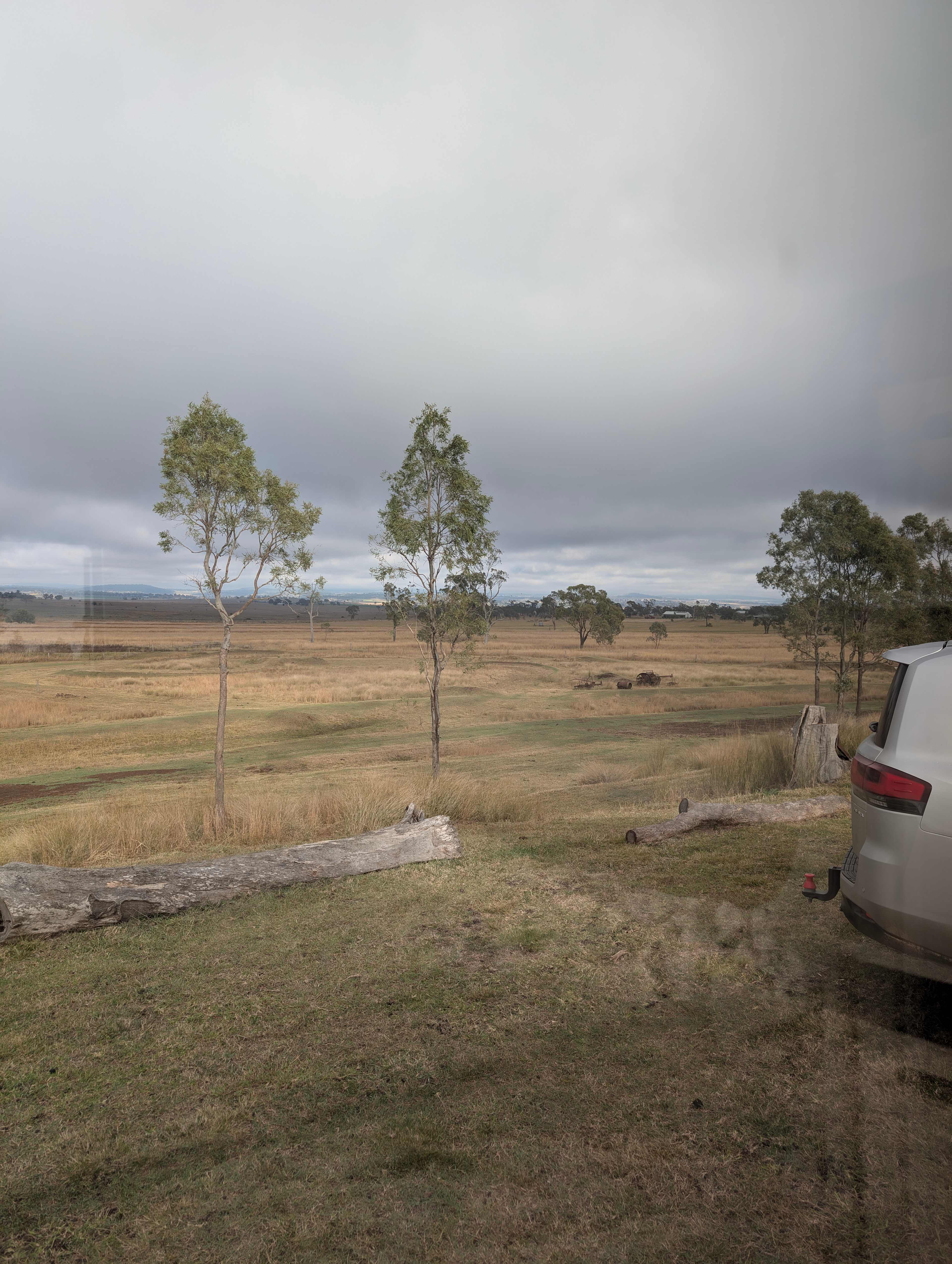 Big open view of the countryside