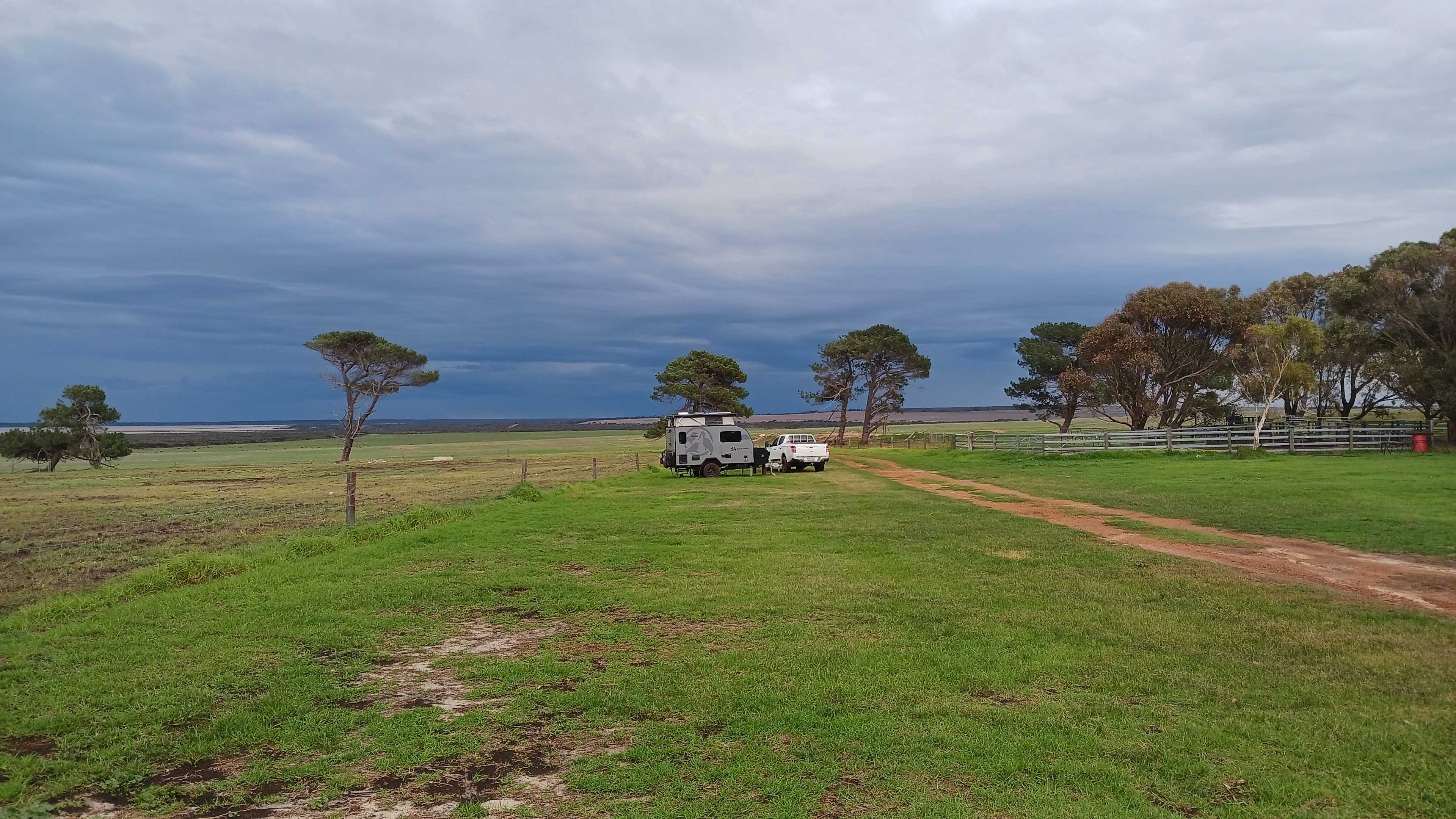 Watching the rain roll in!