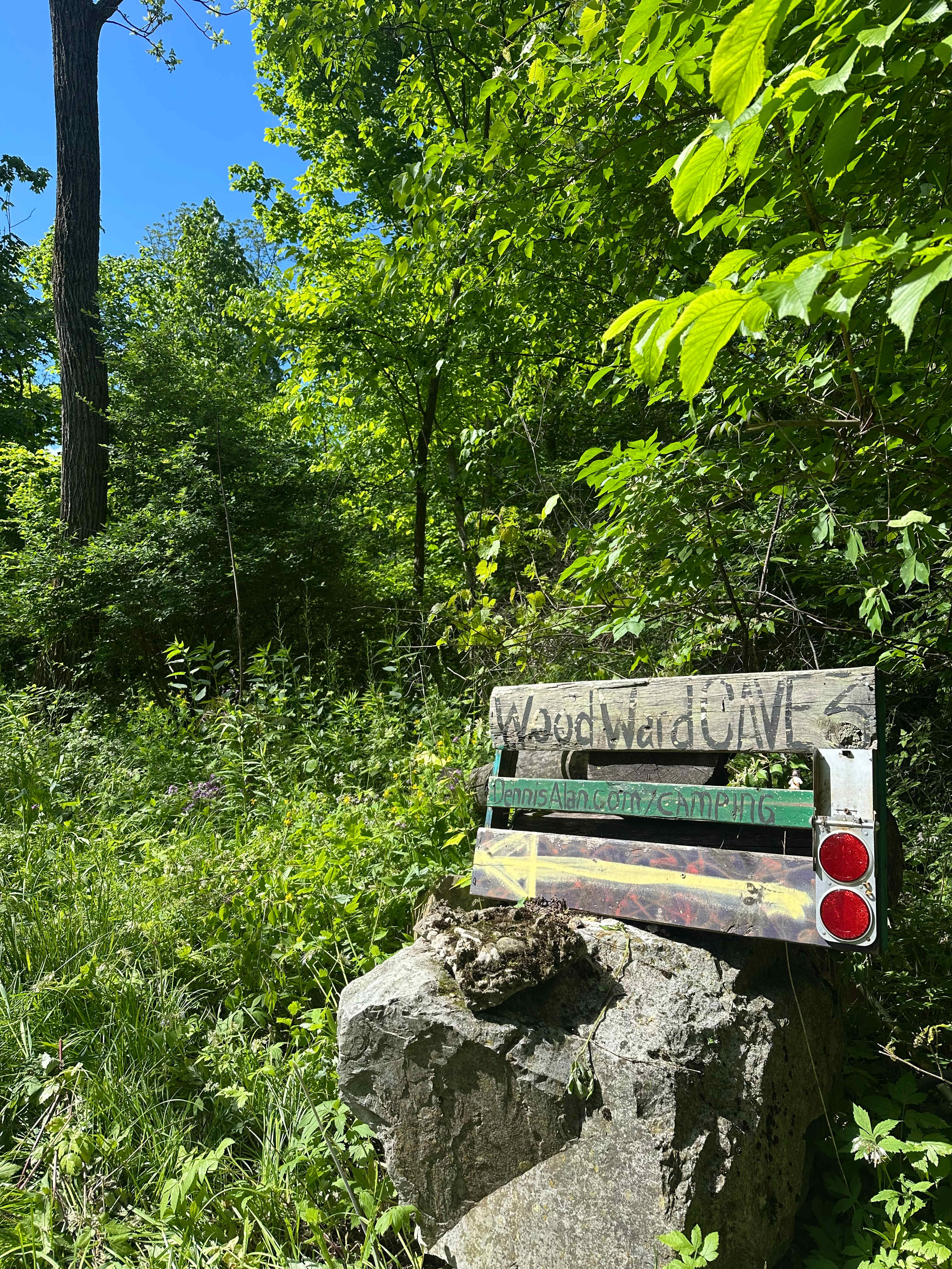 Our site’s entrance.
