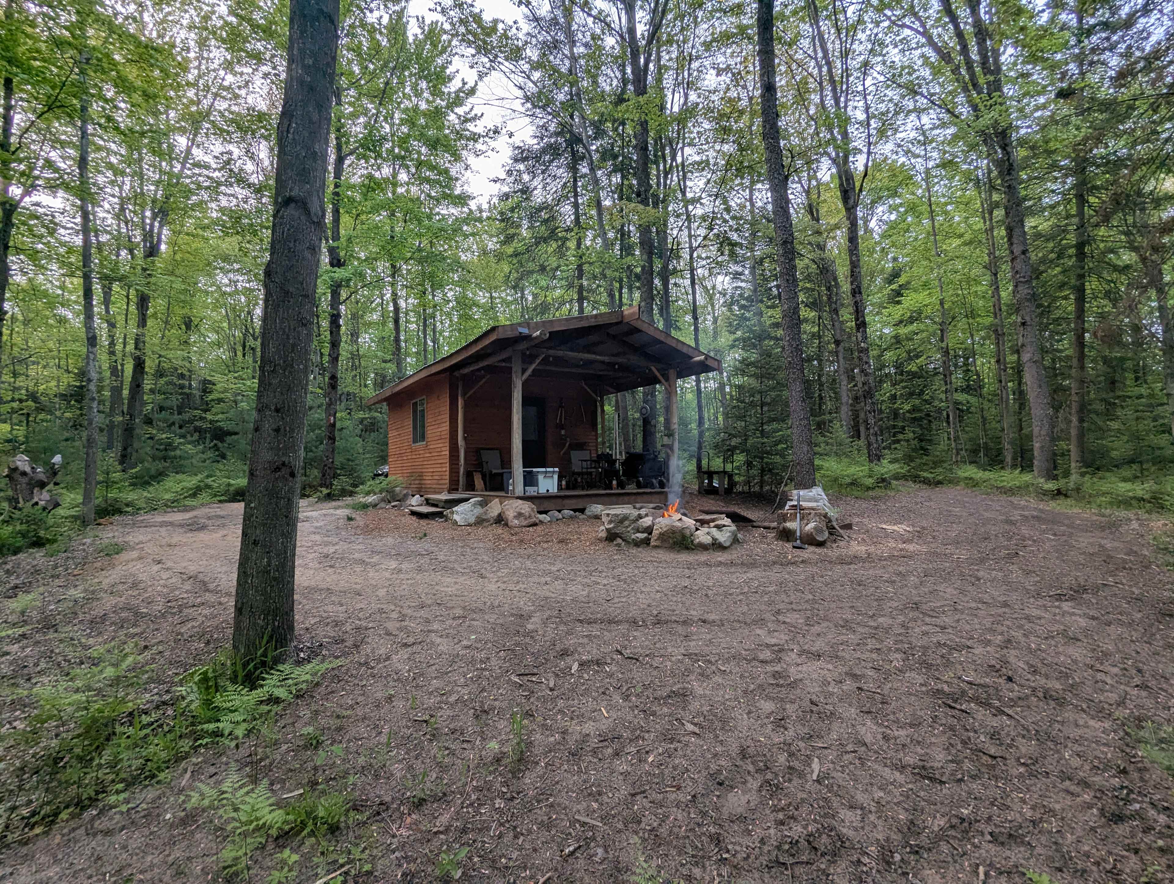 Ricky’s Pine River hunt/camp
