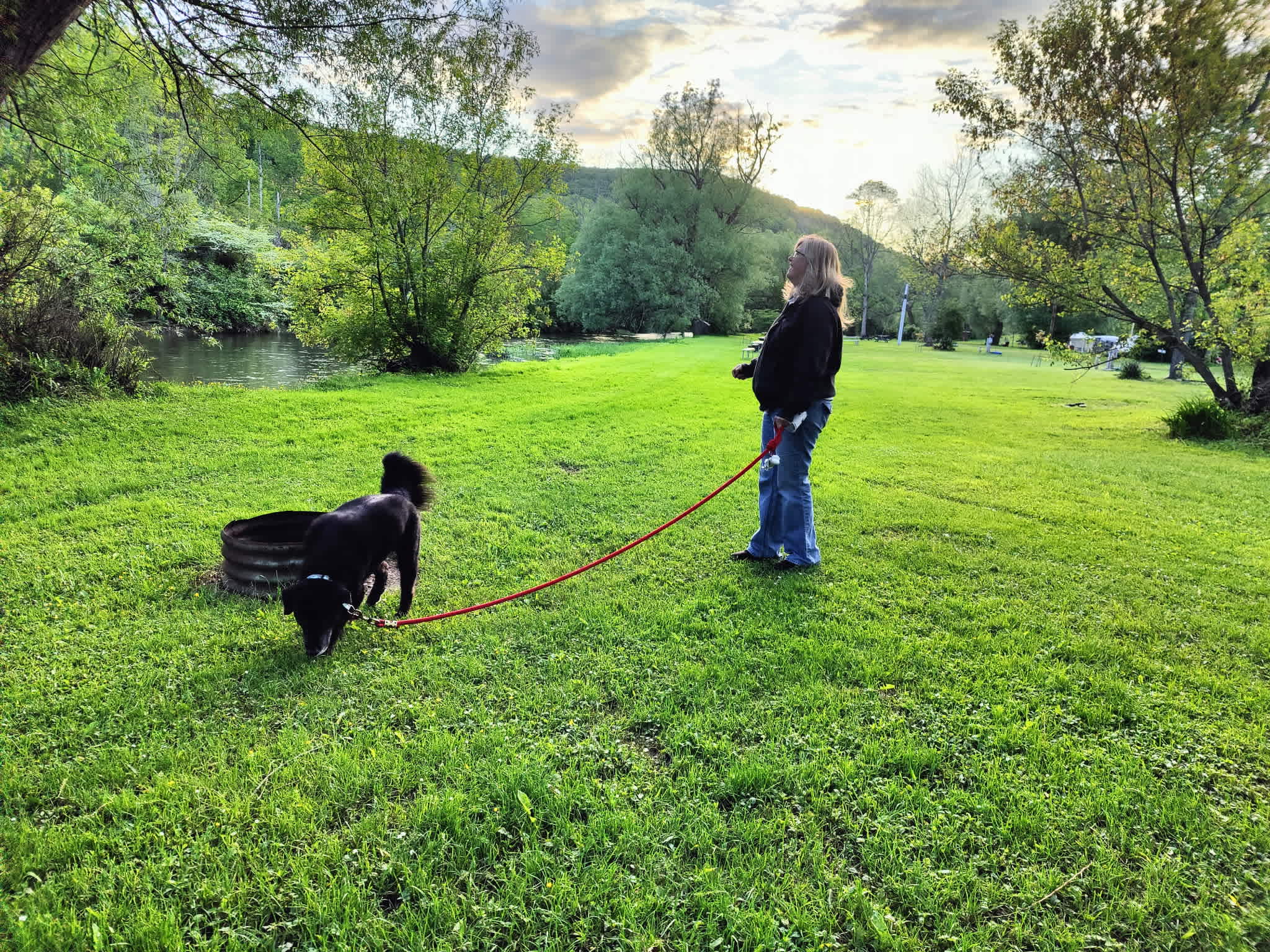 River access. Doggy love it! 