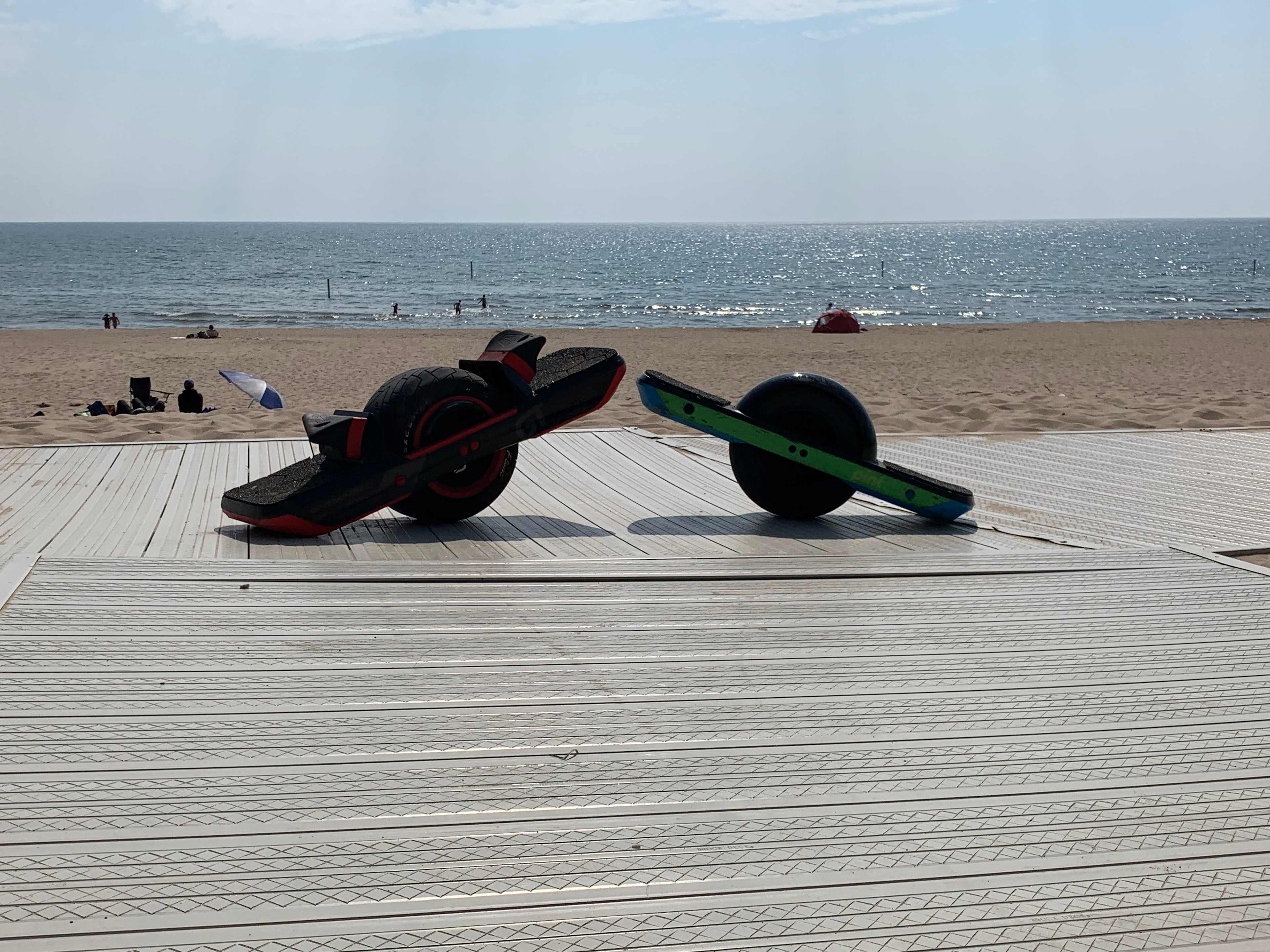 Lake Michigan at North beach park