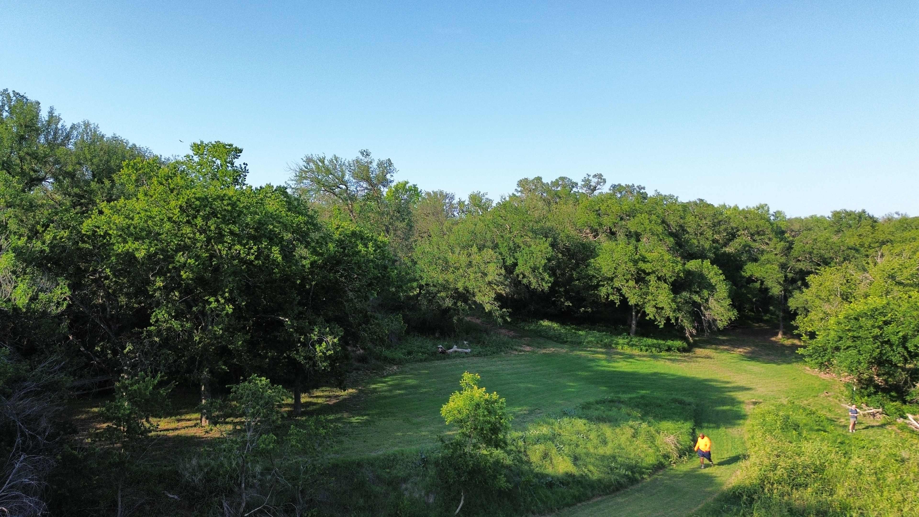 Grassy area towards river 
