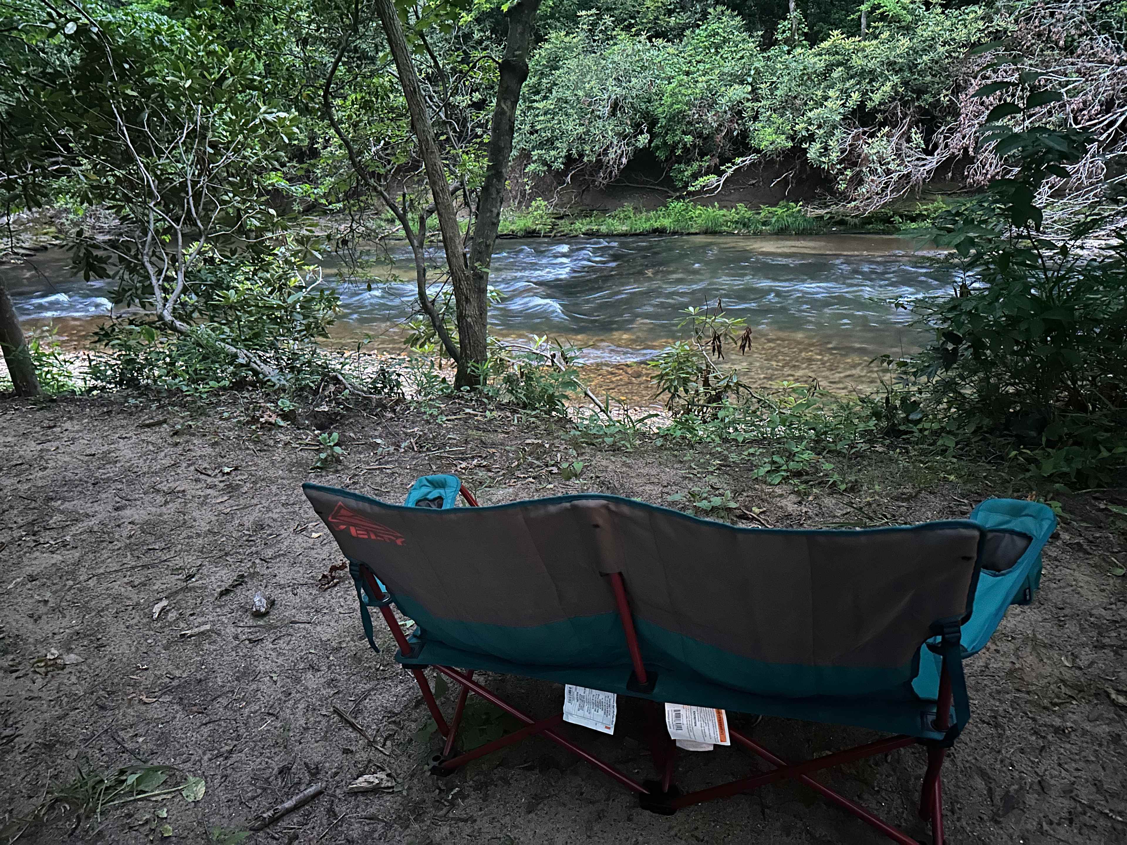 Sit in camp and watch the water.
