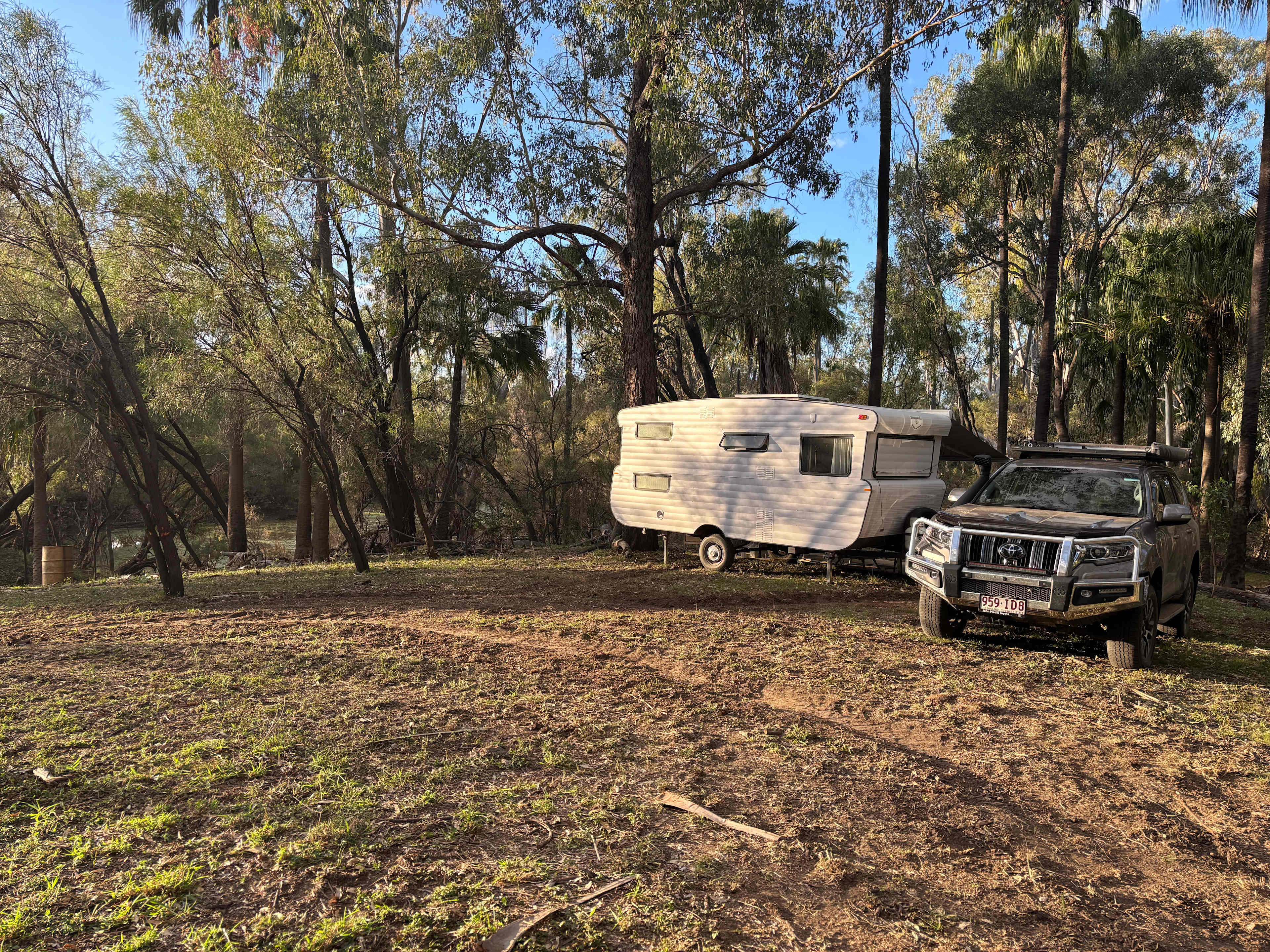 Our old van got into Cabbage Palm Pocket camp with no worries.