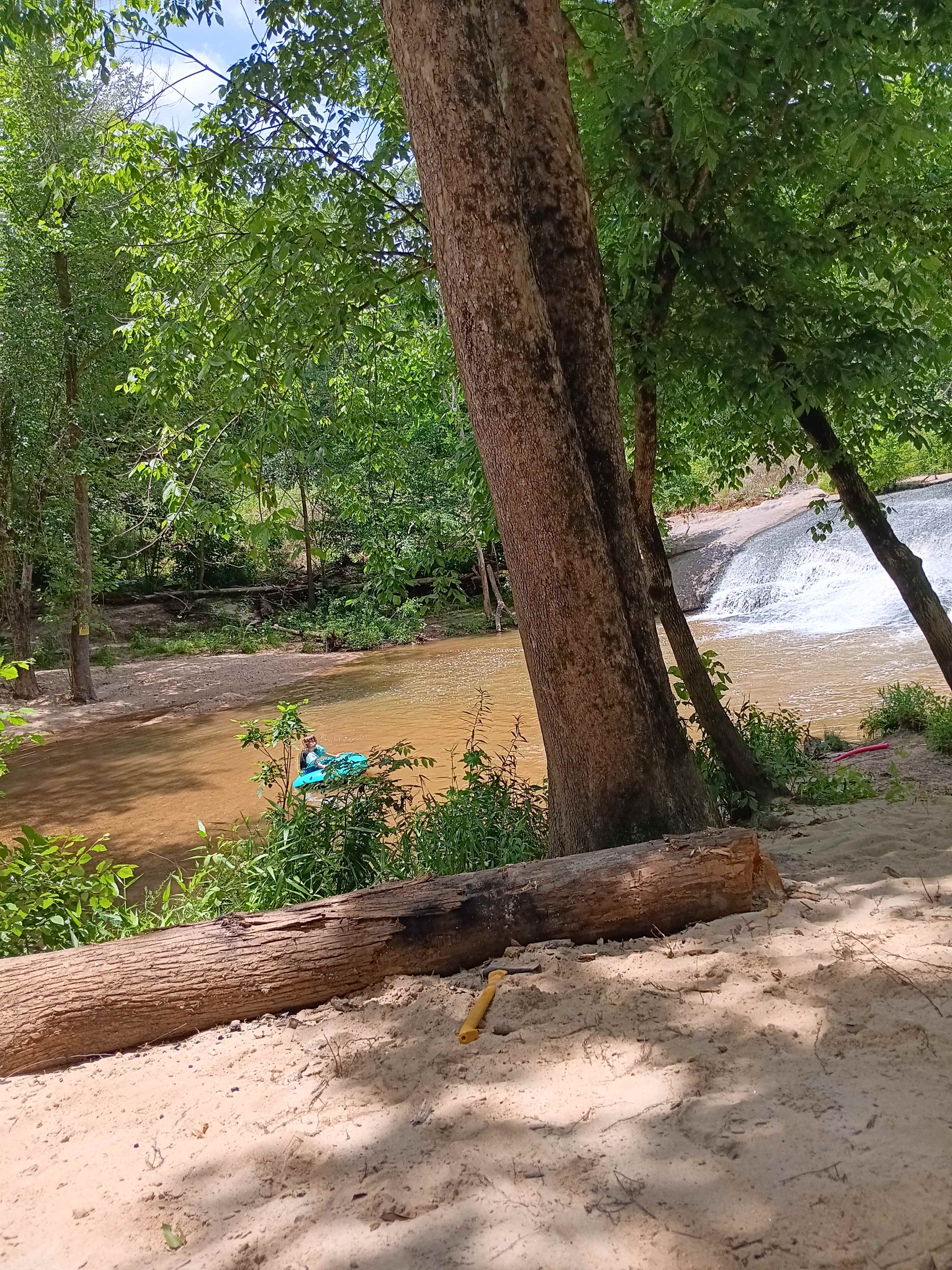 Waterfall camping close to CLT