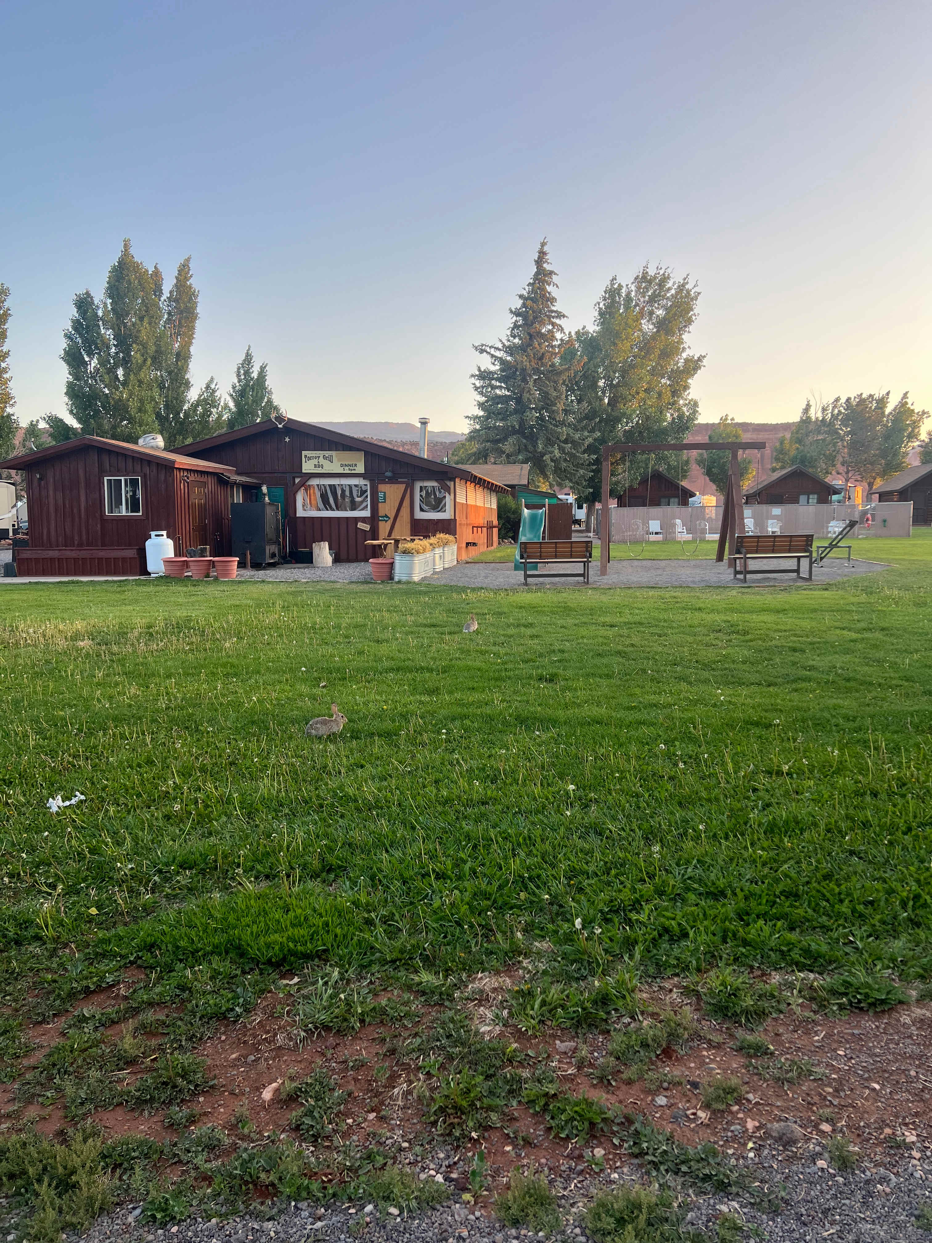 Playground n’ grass area
