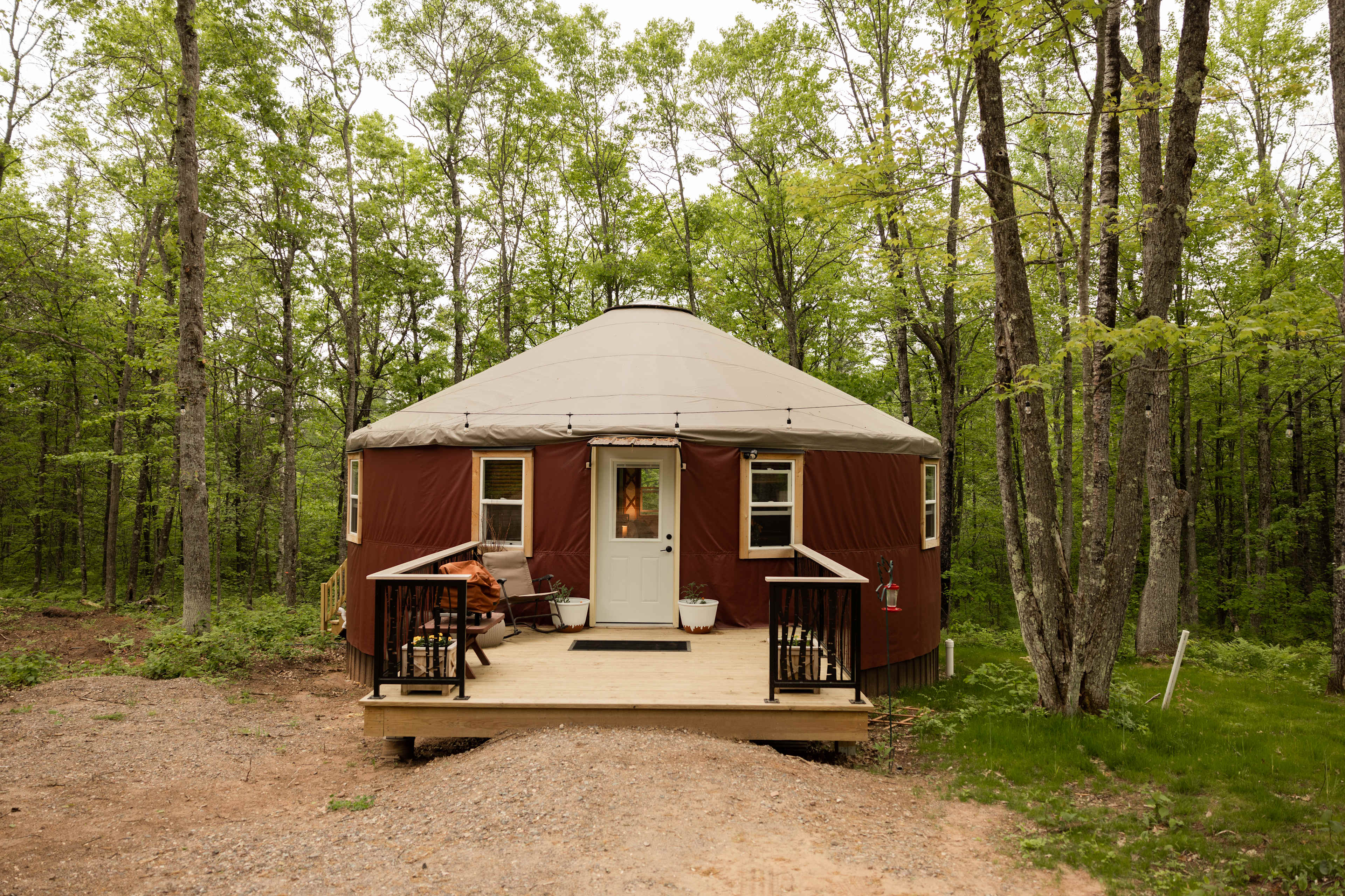 'Driftwood' Year Round Yurt + Sauna