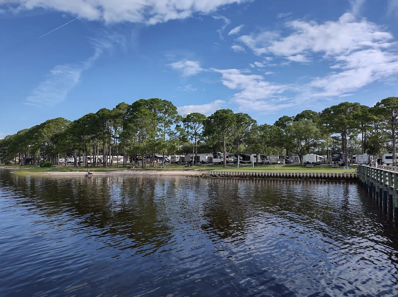 Holiday Campground on Ochlockonee Bay