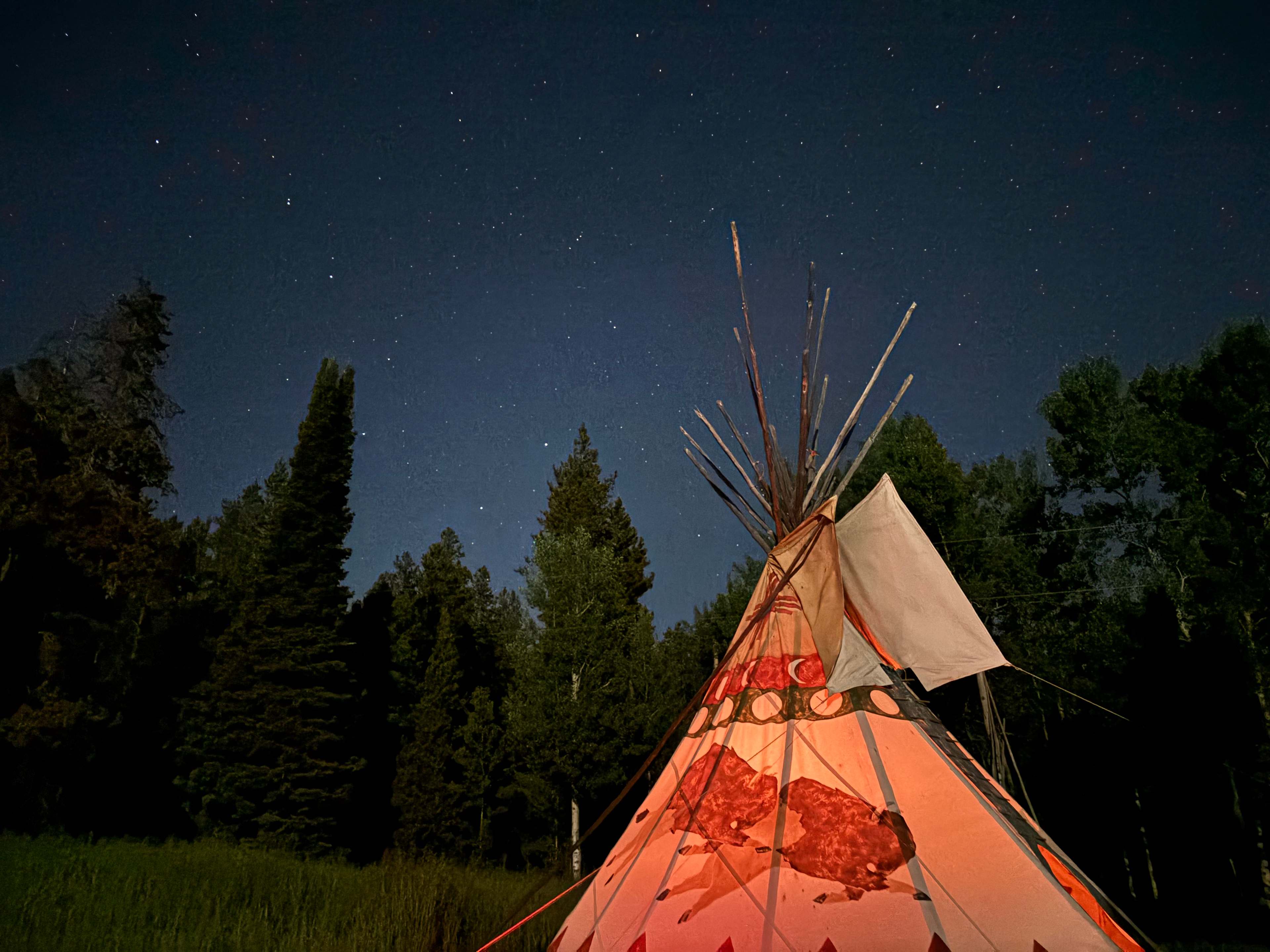 Teton Painted Tipi