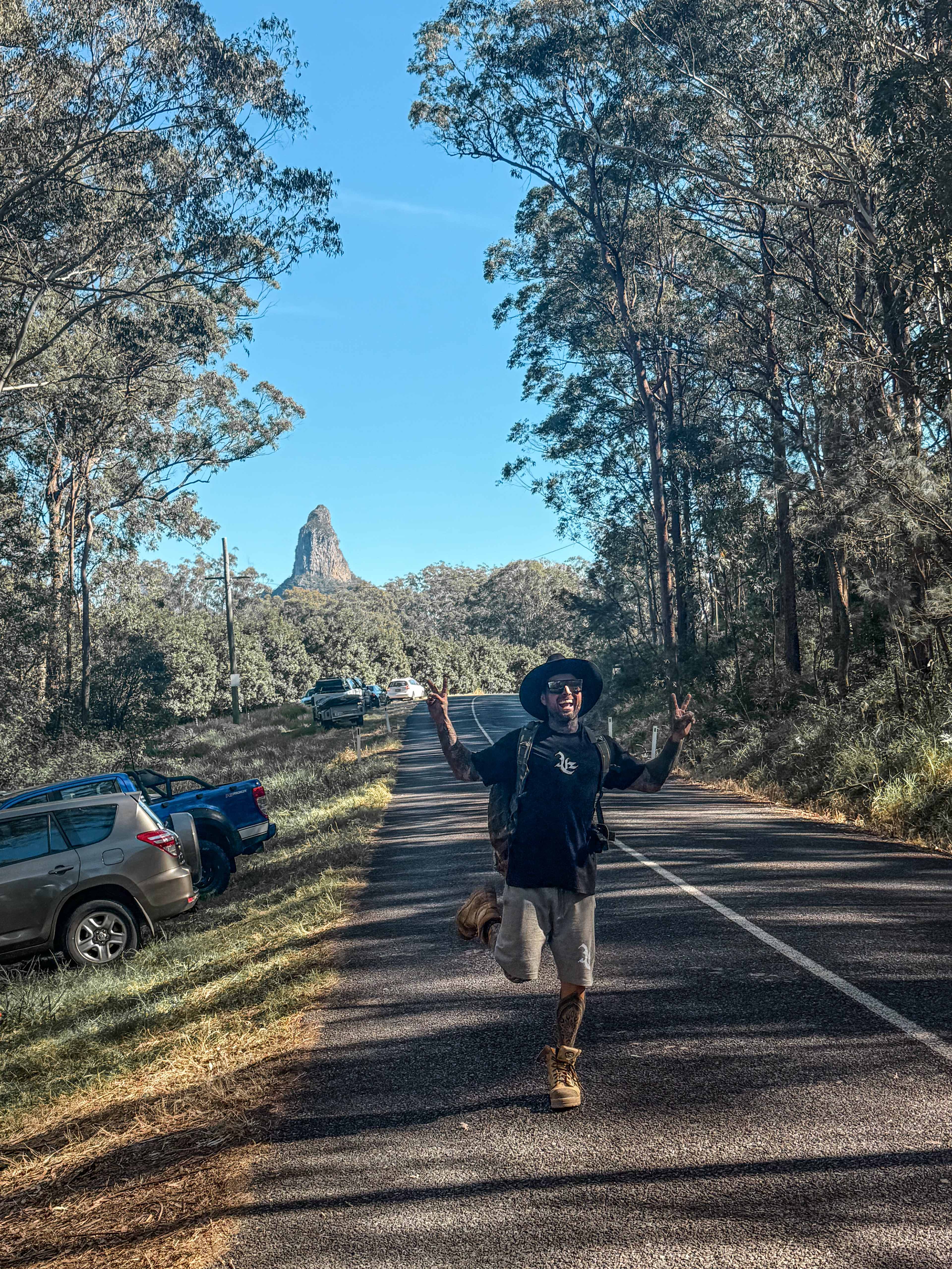 Only 5 minute drive to mount Ngungun 