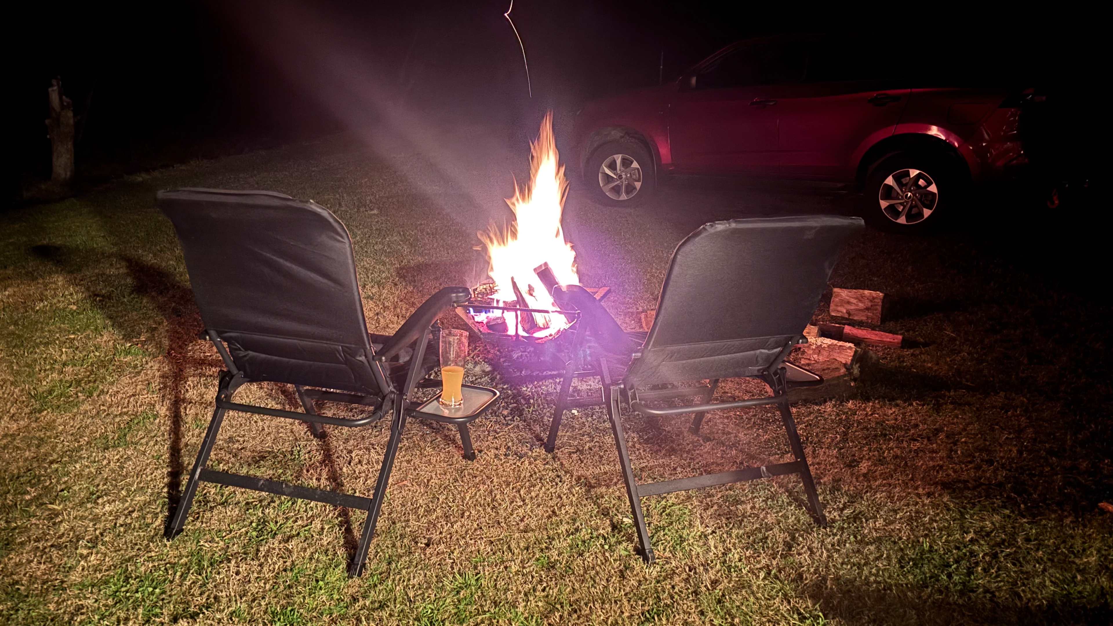 Cozy fire