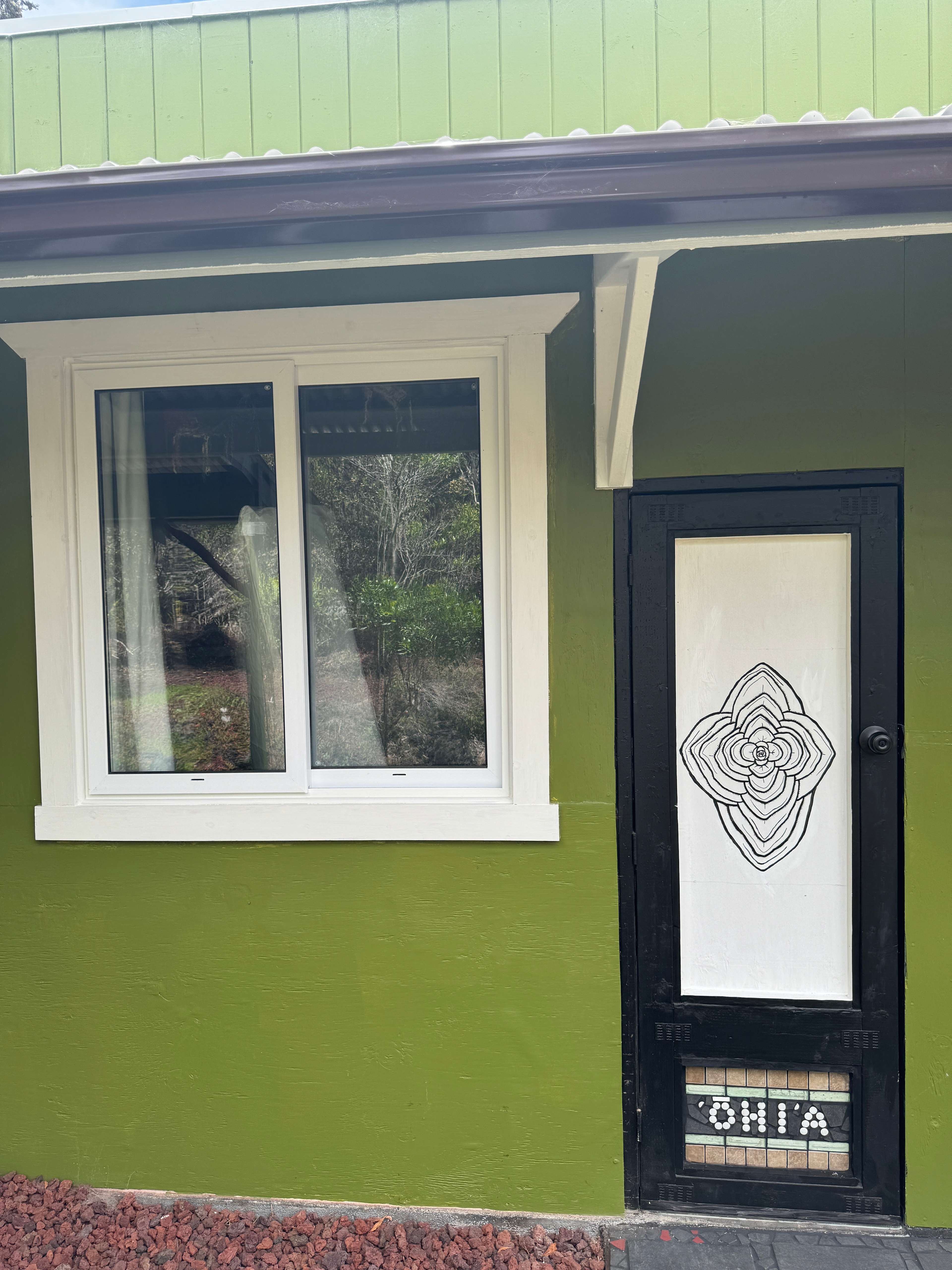 'Ōhi'a room door. 