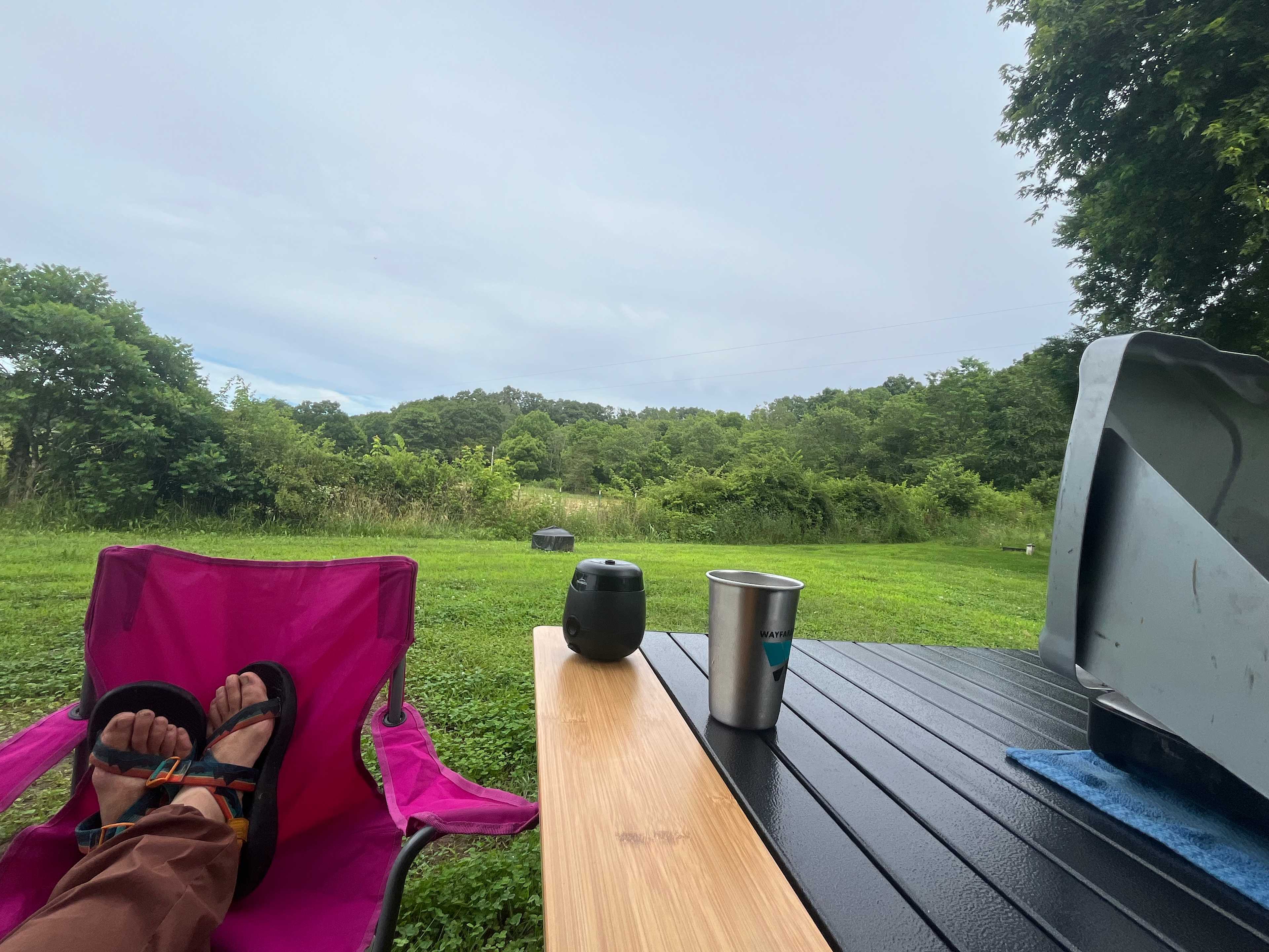 Chilling with a view