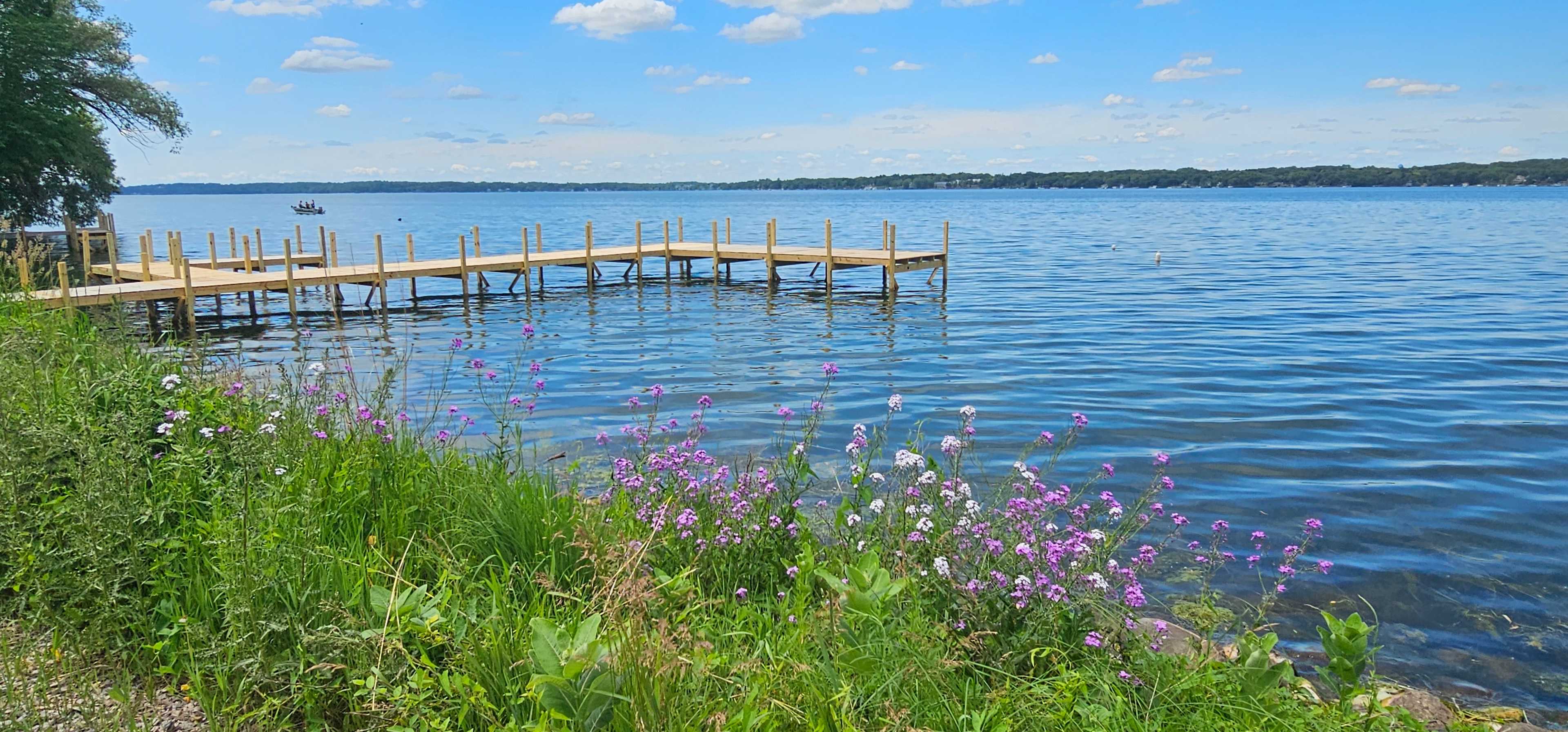 Swimming pier.