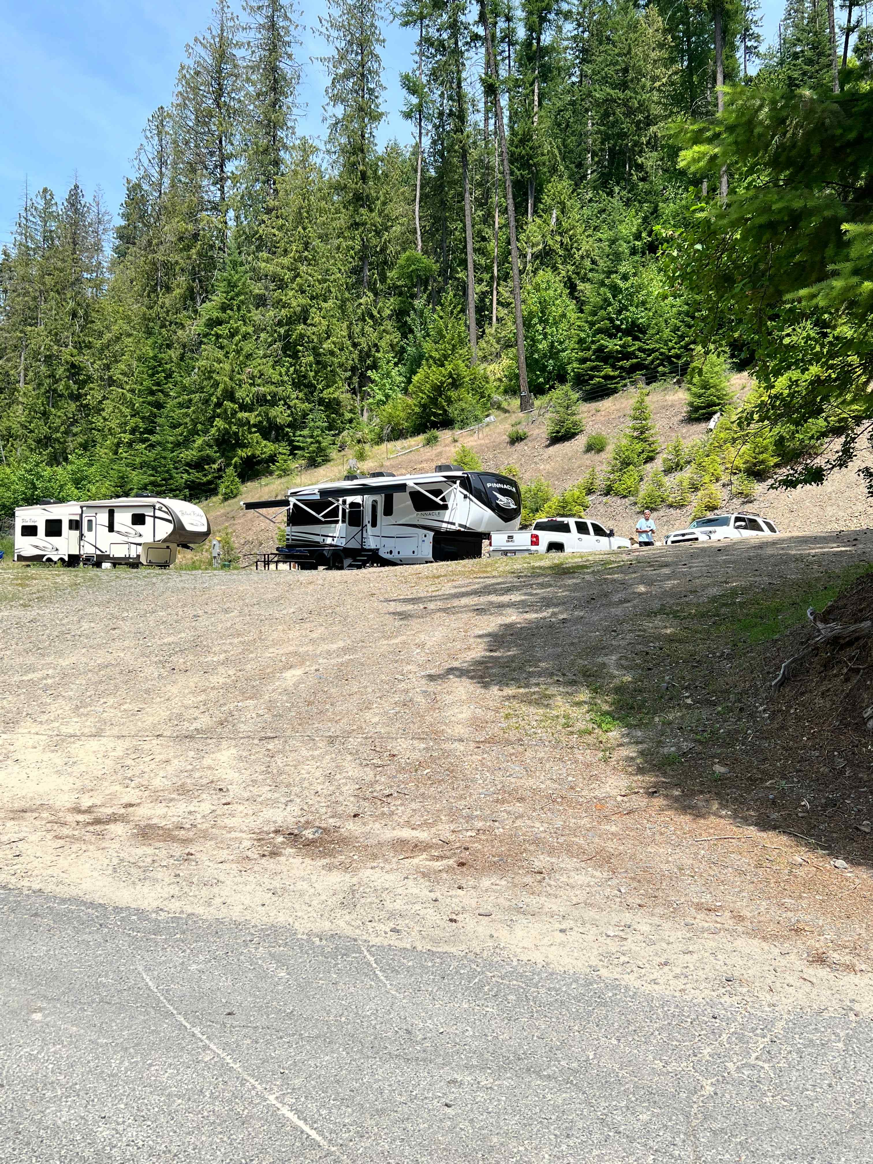 Water Front RV Sites With Dock