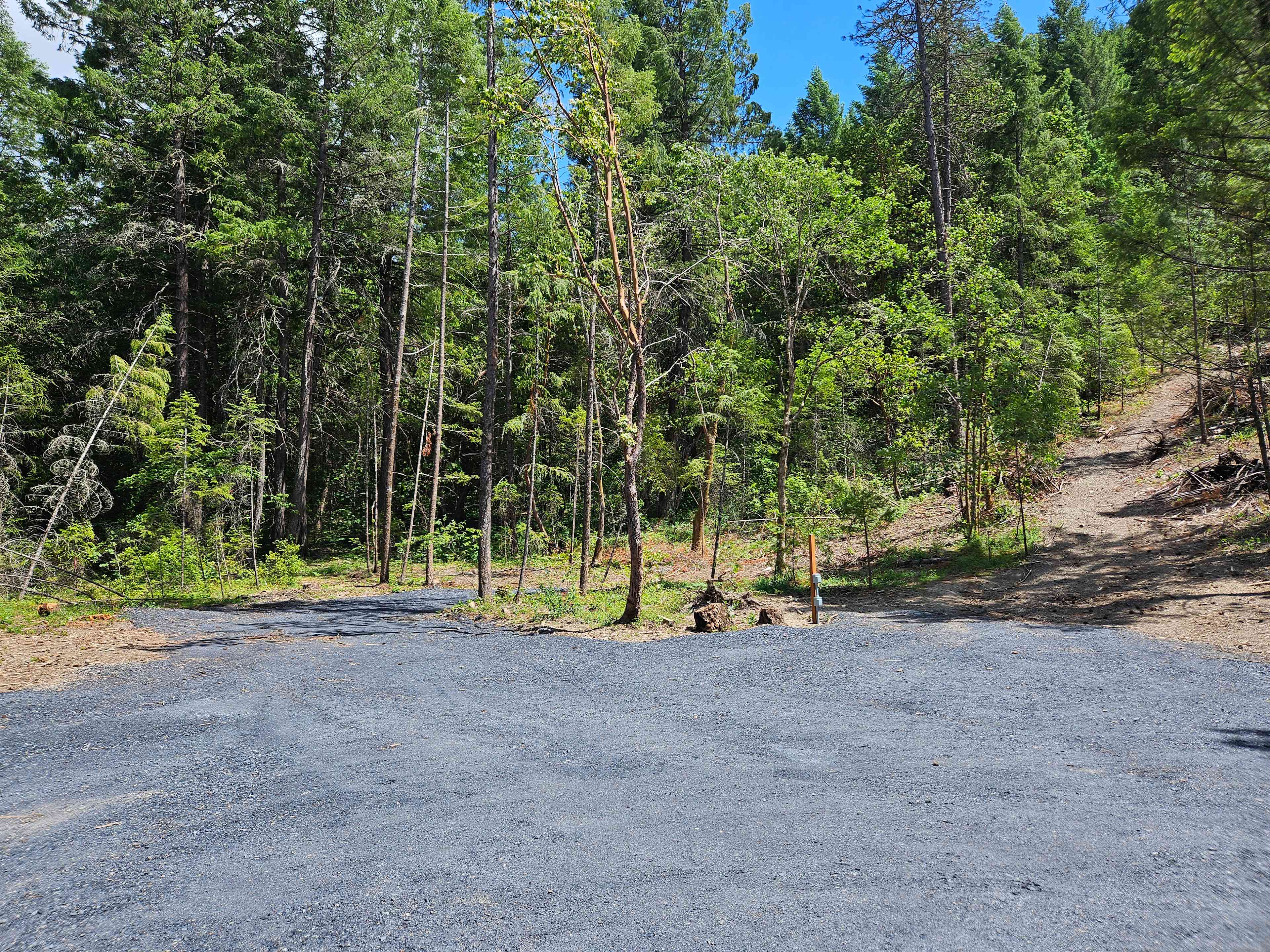 RV space that is available is to the right of the power pole in the back of the picture.