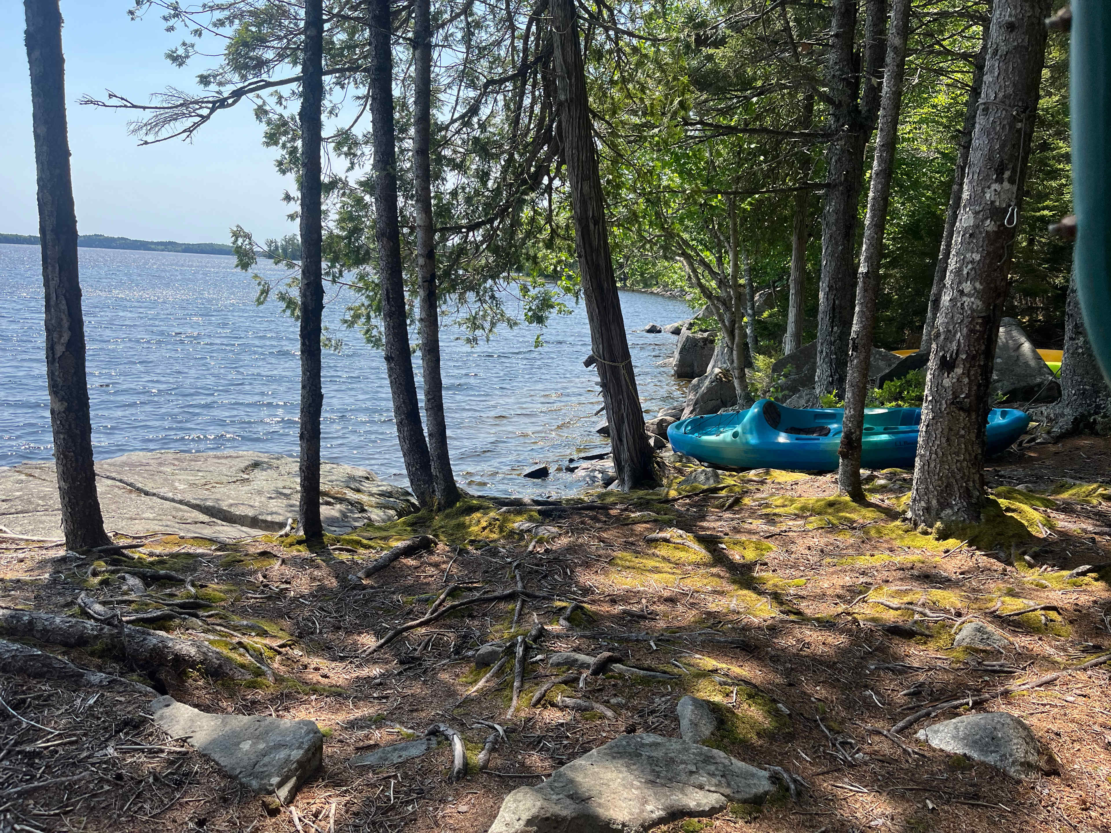 View from what we termed the “first floor”of the campsite