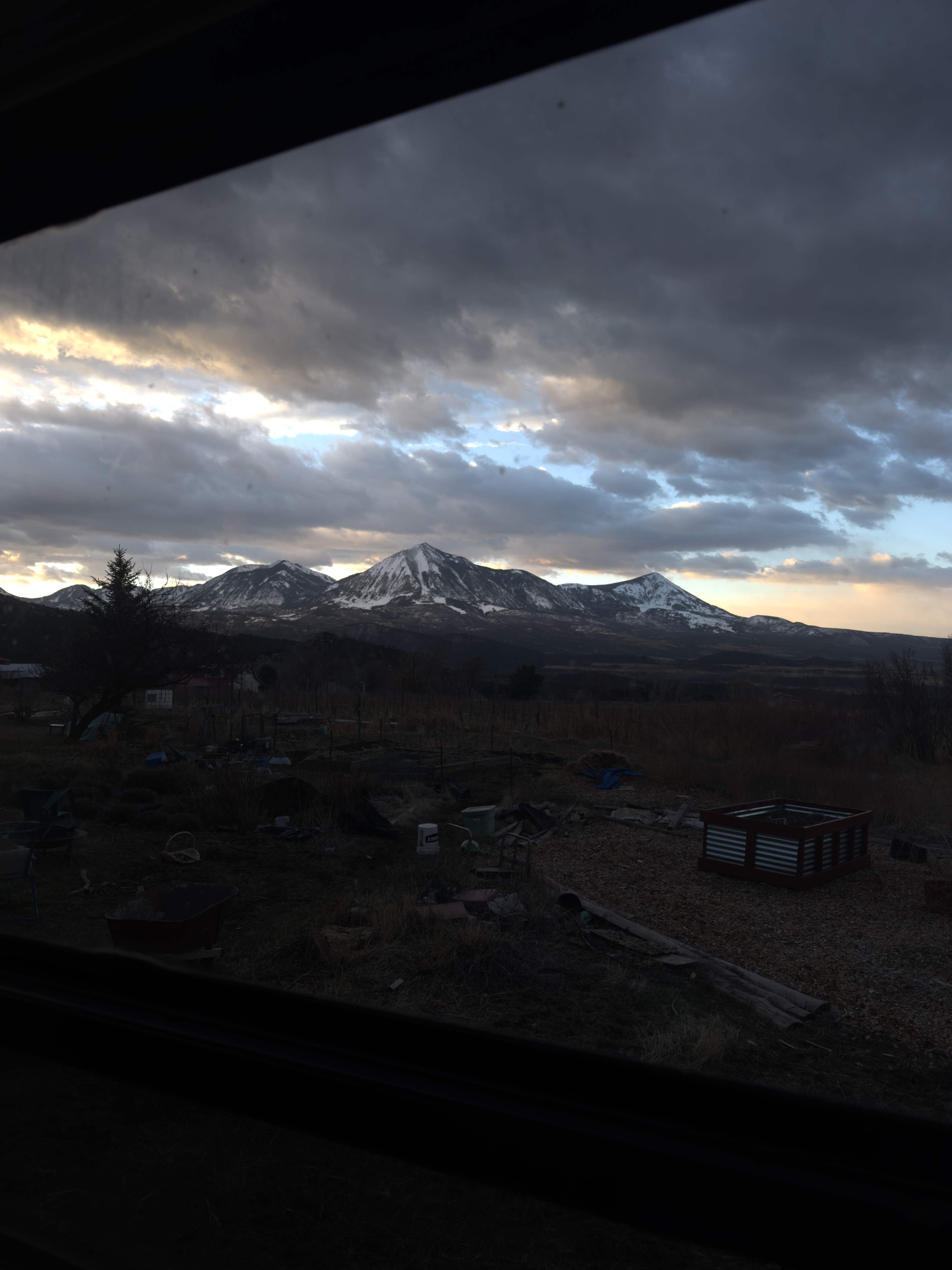 View from the kitchen table 