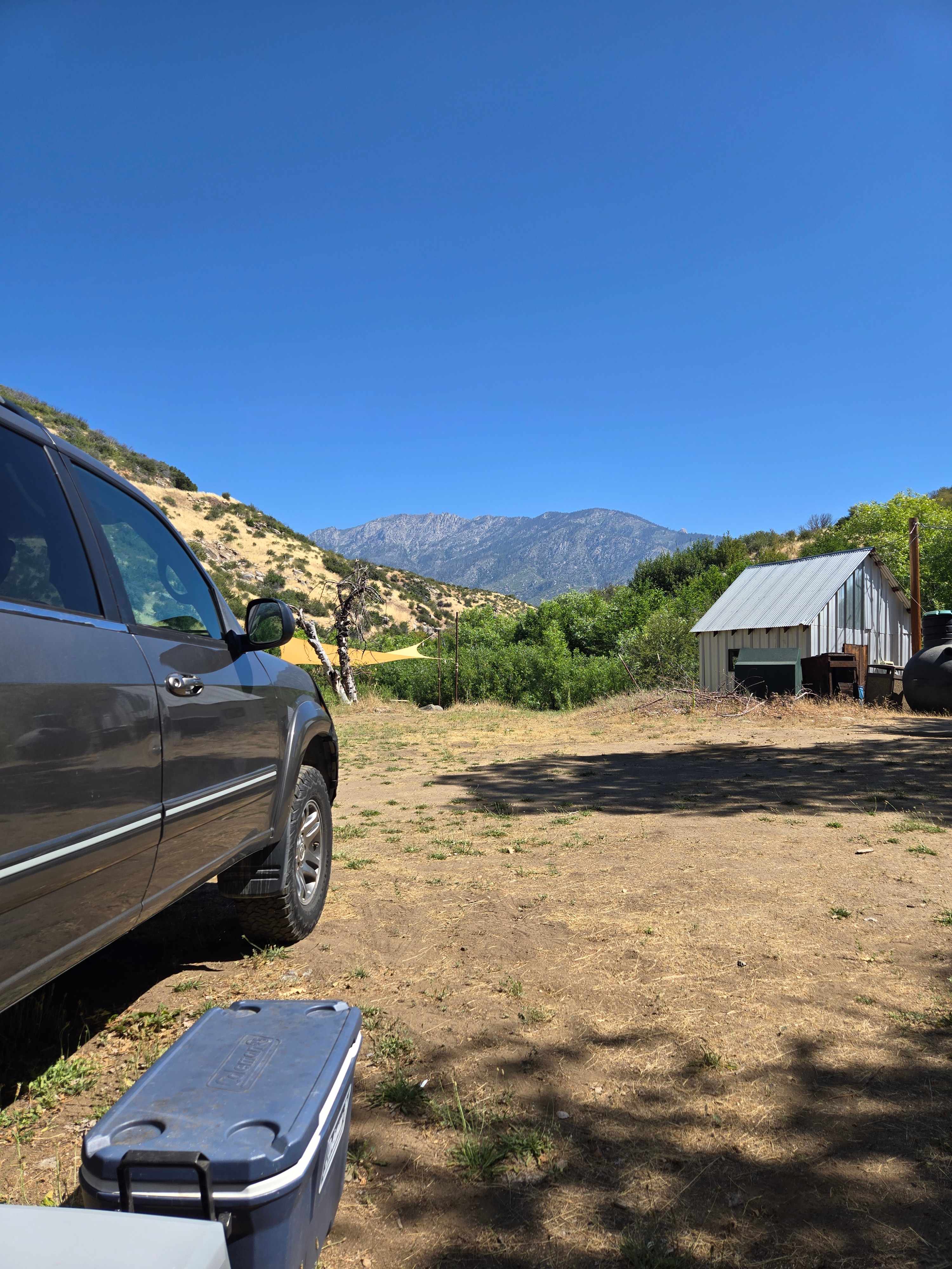 View From our site of the mountains