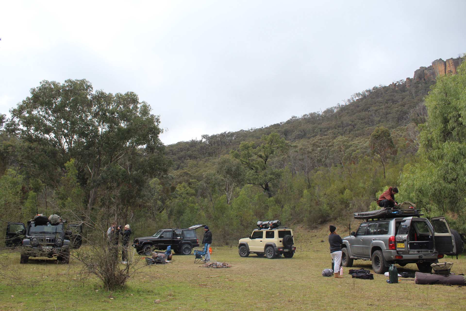 The Giants - mountain views camping