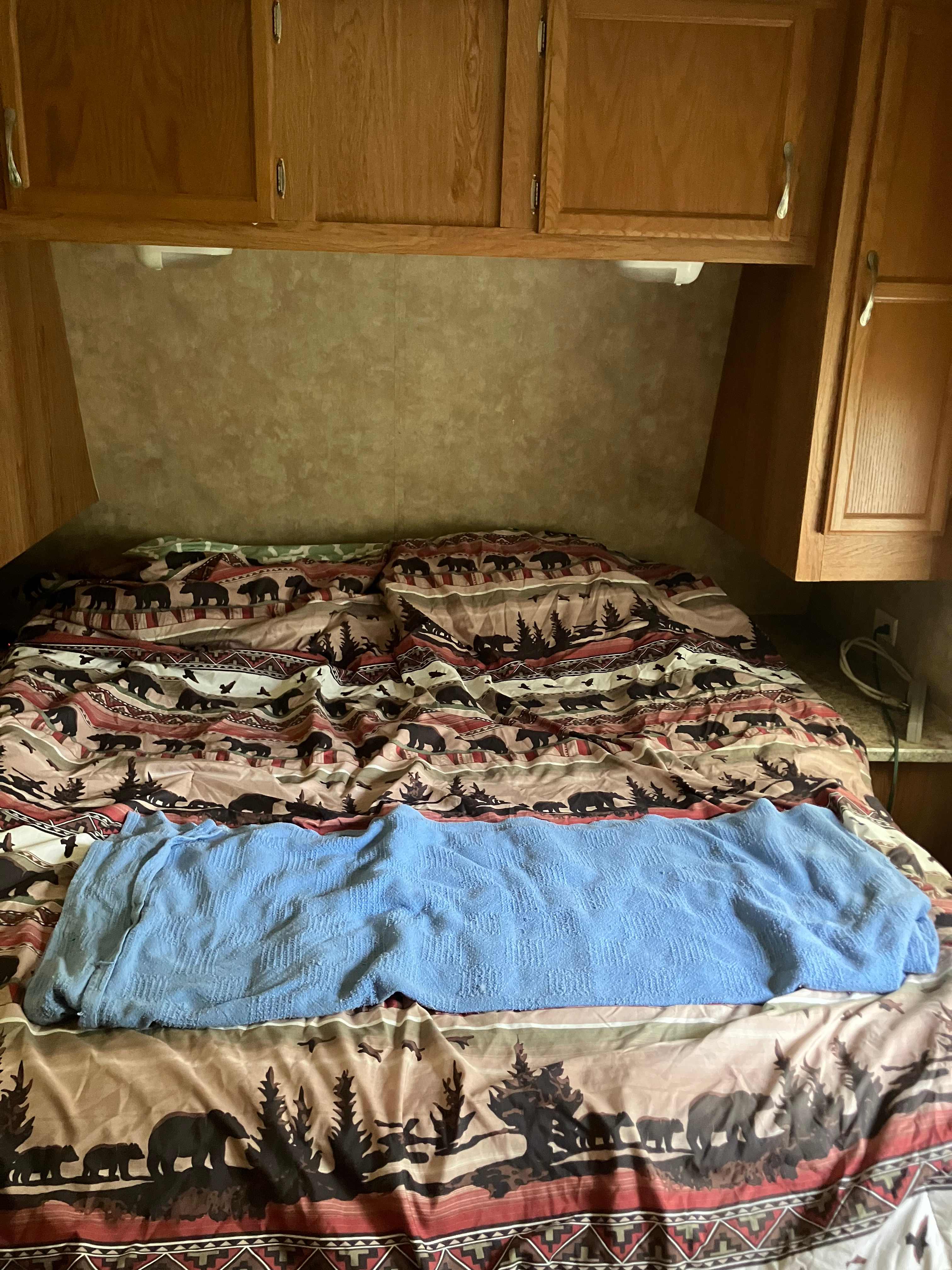 Primitive room in camper
