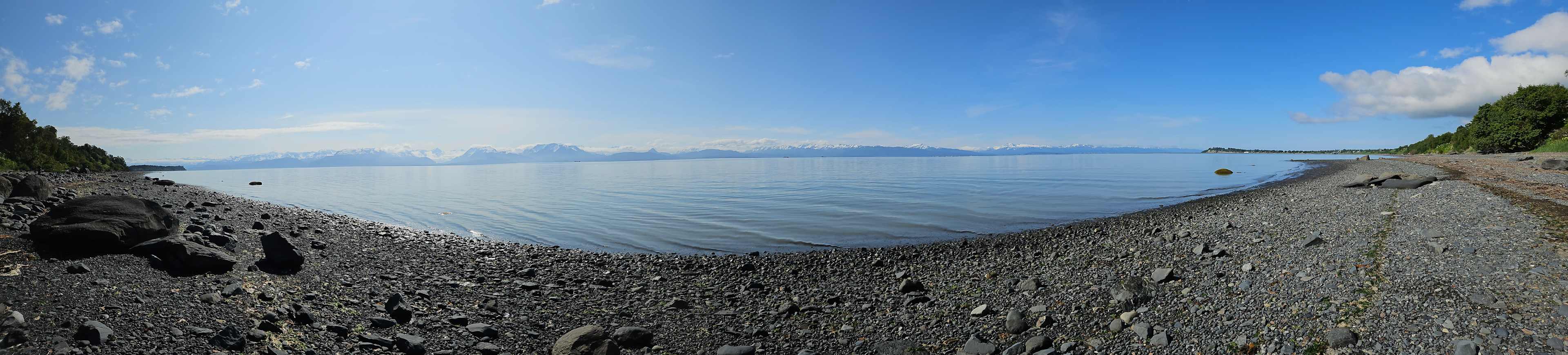 The beach