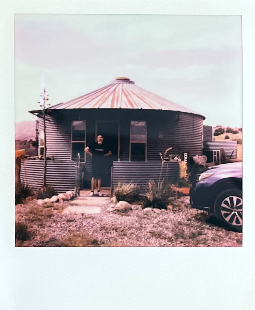 Polaroid picture of the Silo