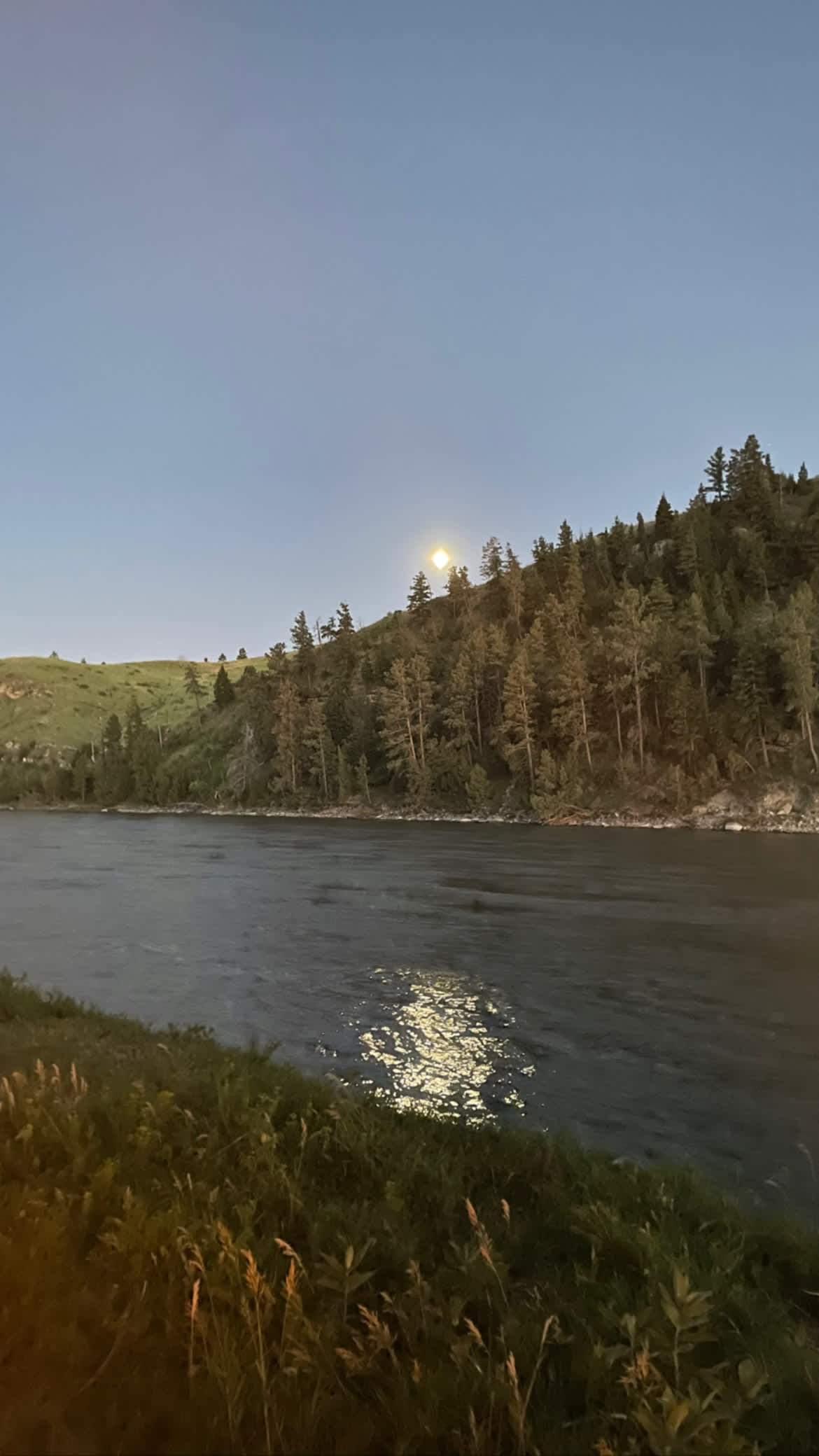 Secluded Yellowstone River Camp